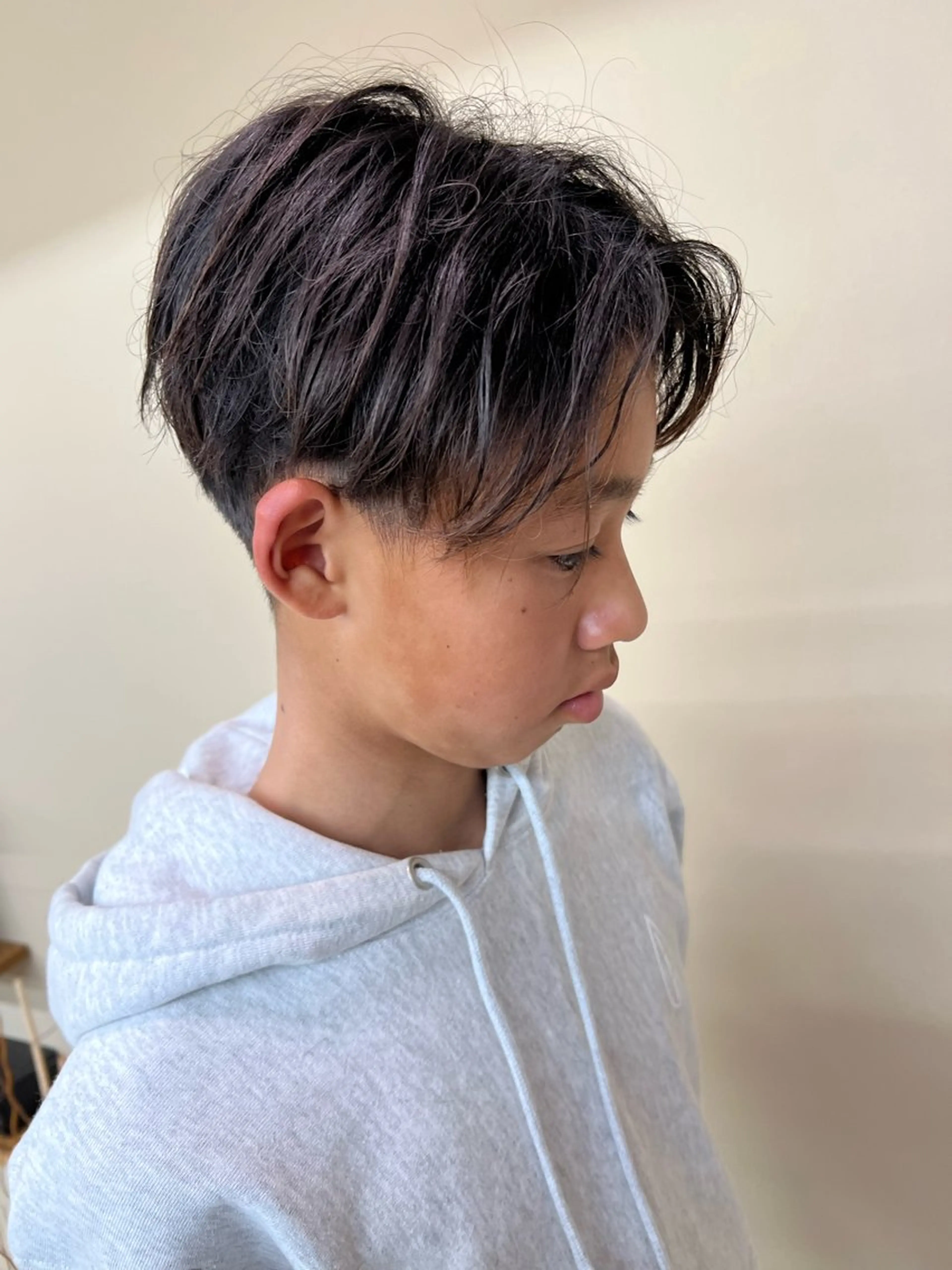 メンズ センターパート カット パーマ kento レイヤーカットのヘアスタイル