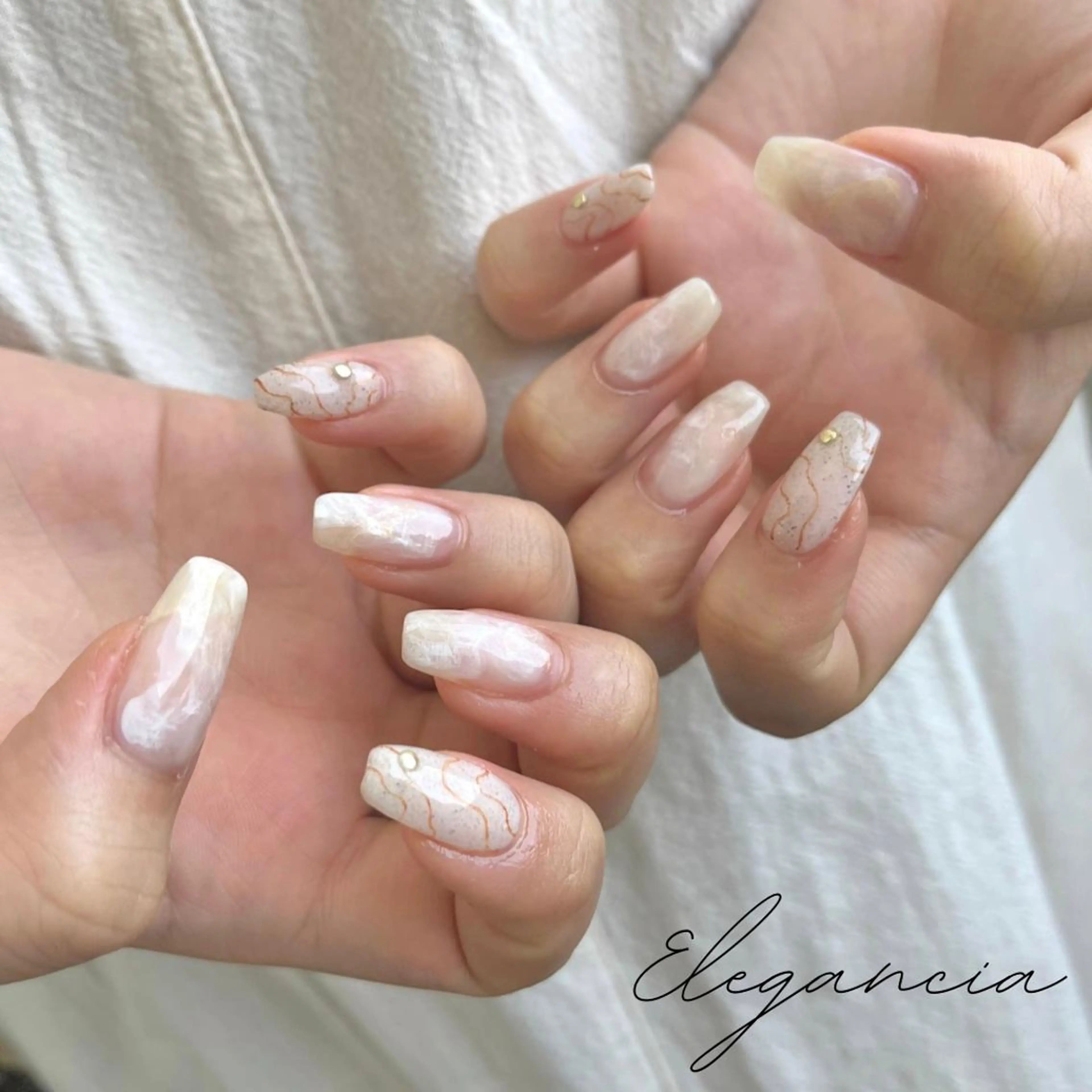 カラー ネイル ハンドネイル Elegancia. Hiromiのネイルデザイン