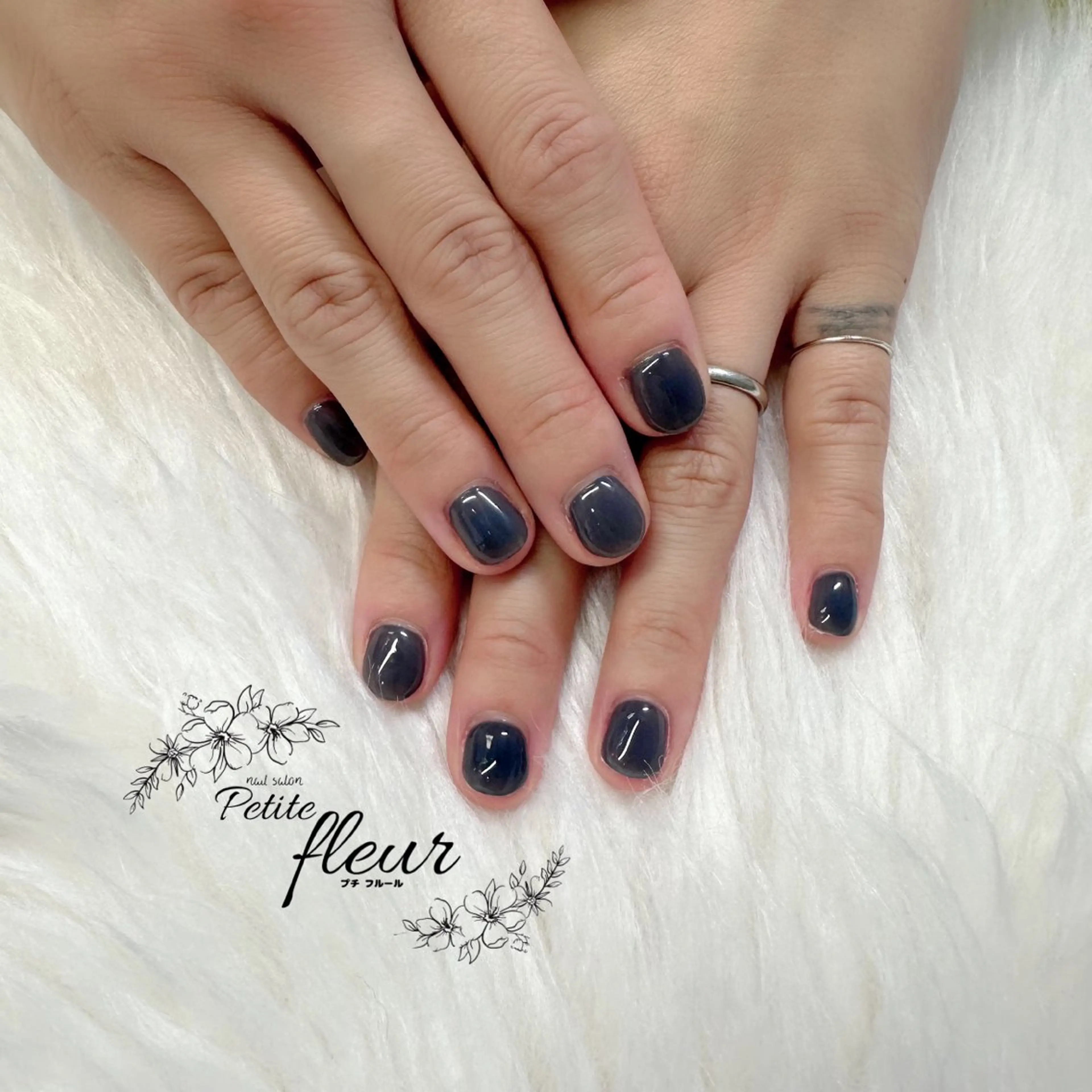 ネイル ワンカラーネイル ❁⃘*。Petite fleur❁⃘*りさのネイルデザイン