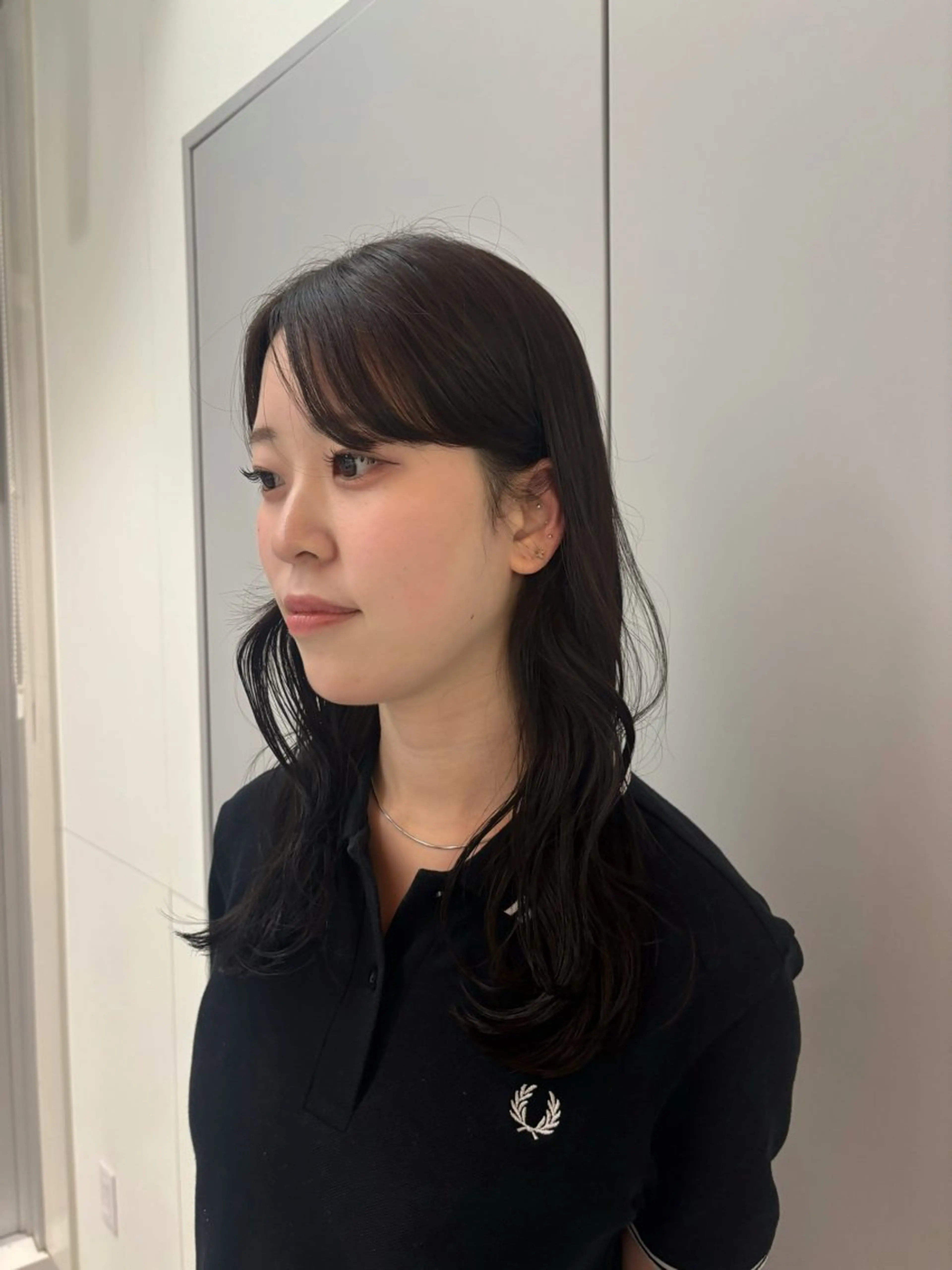 ロング カラー 黒髪 ヘアカラー カラーモデル 🪐Sena⭐️のヘアスタイル