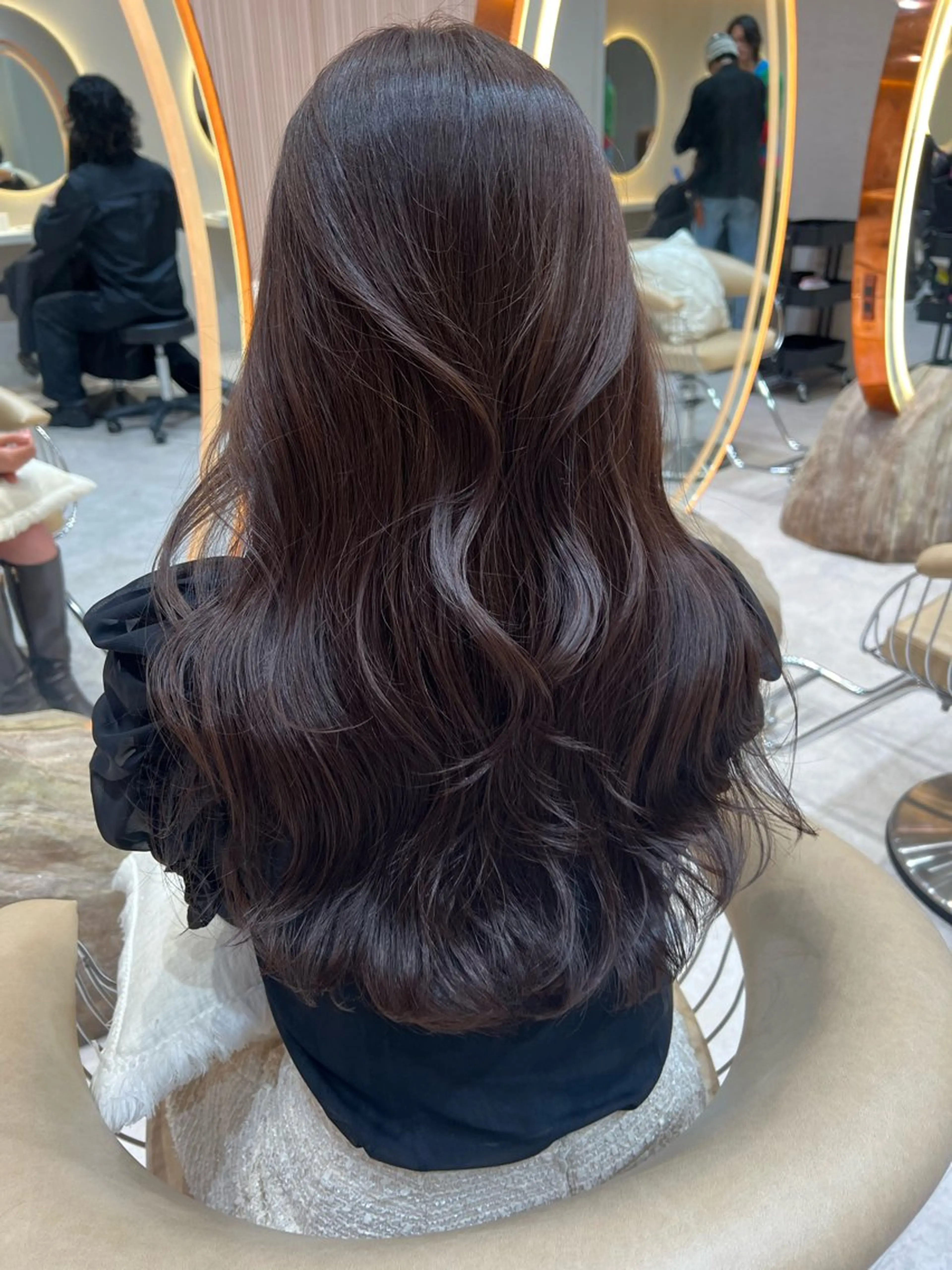 ロング カラー カット ヘアカラー トリートメント レイヤーカット/ 顔周り 五島巨幹のヘアスタイル