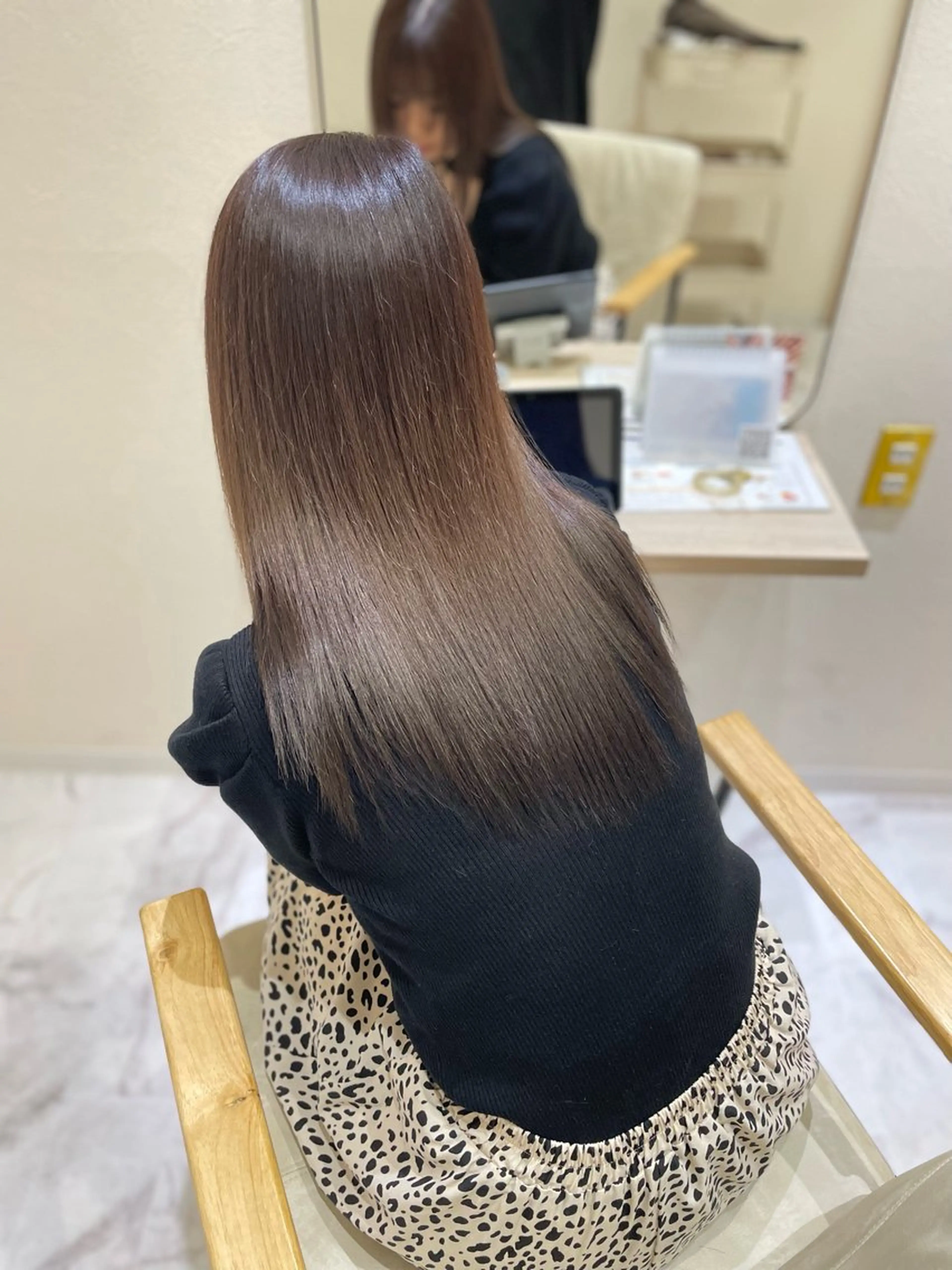 セミロング ヘアカラー トリートメント IA shibuya /山下開世/髪質改善のヘアスタイル