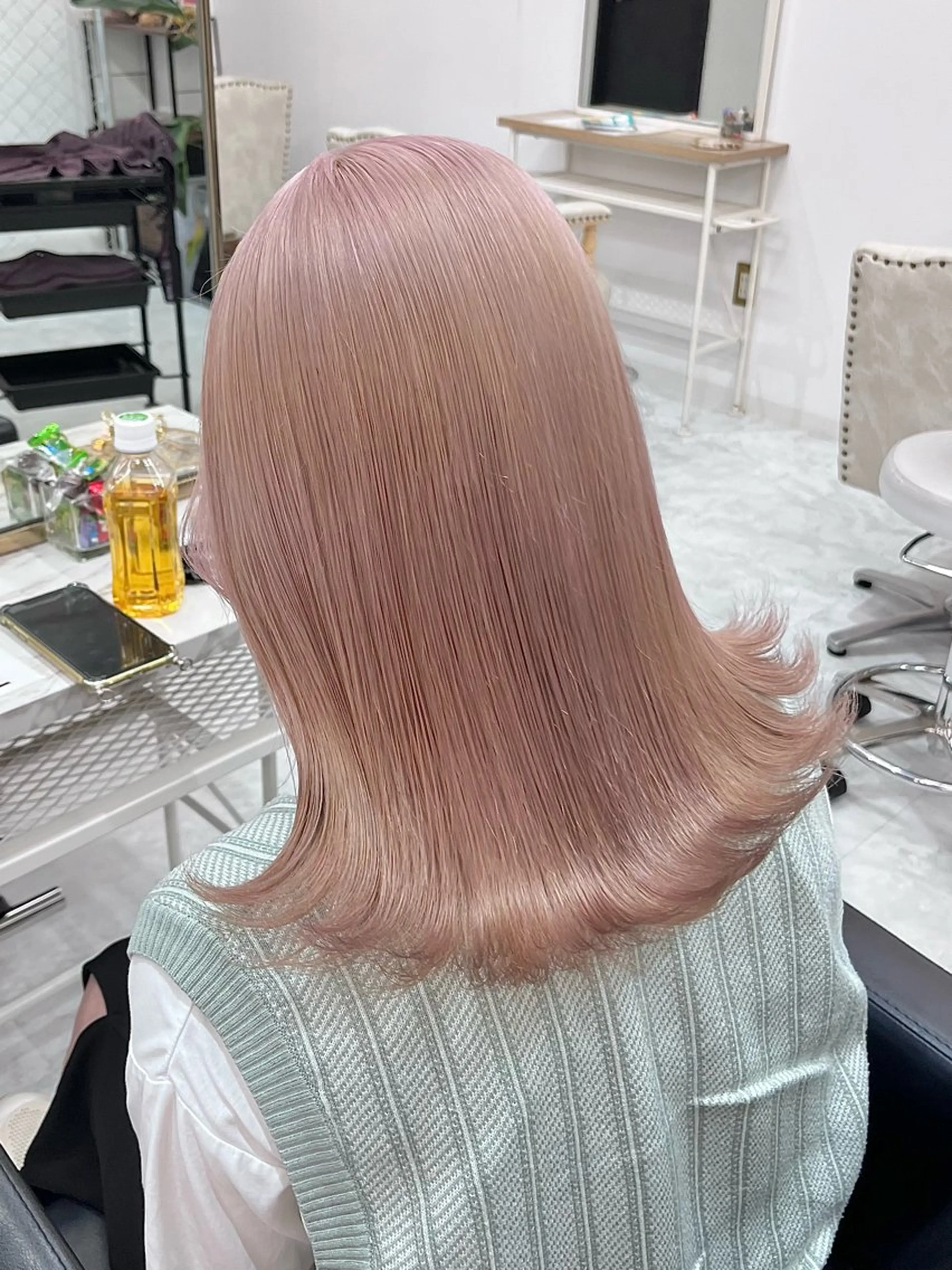 セミロング カラー カット ヘアカラー ヘアセット 𝐠𝐢𝐫𝐥𝐲 𝐦𝐨𝐝𝐞🖤のヘアスタイル