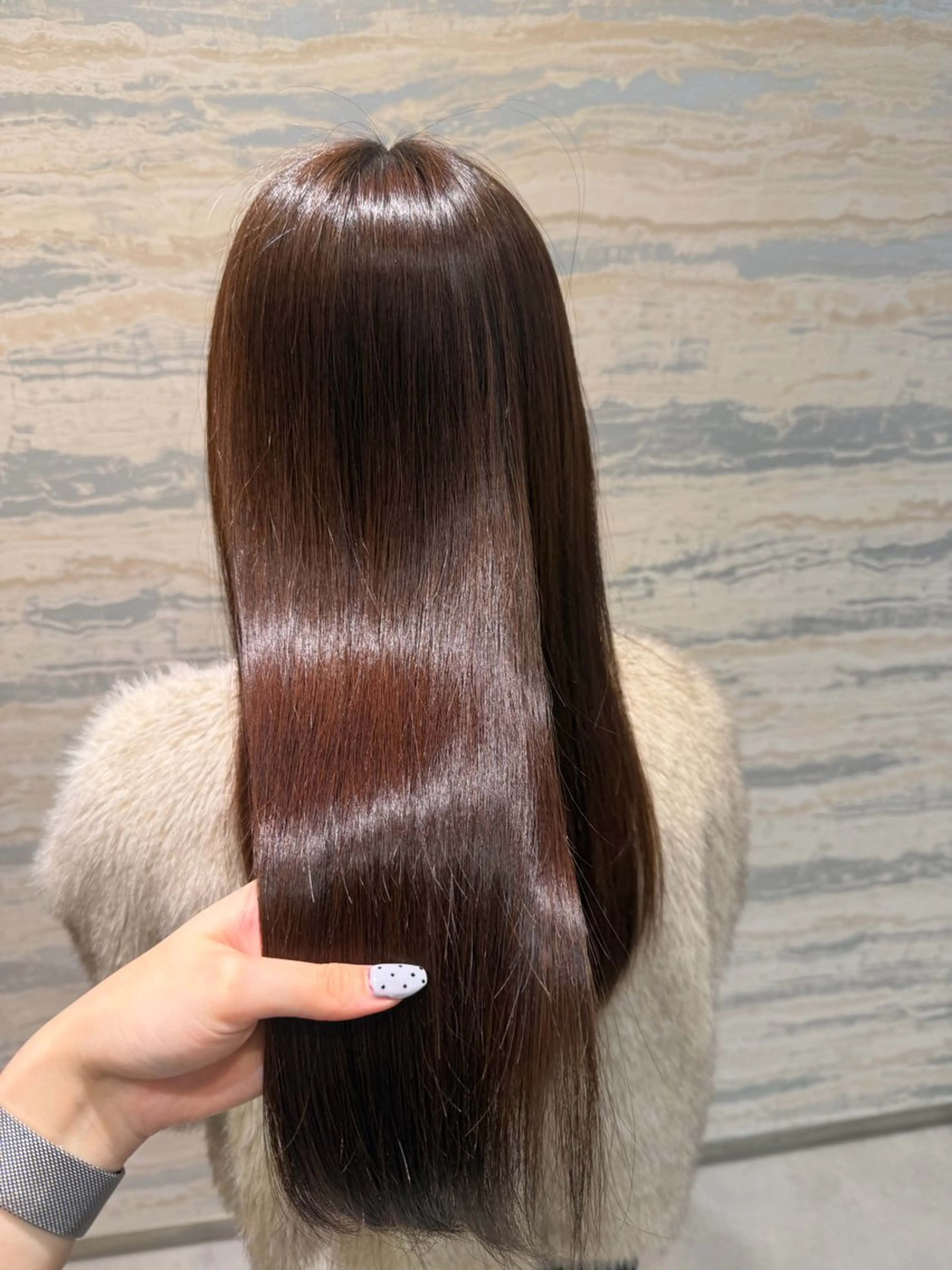 ロング カラー カット ヘアカラー トリートメント IENA髪質改善 honokaのヘアスタイル