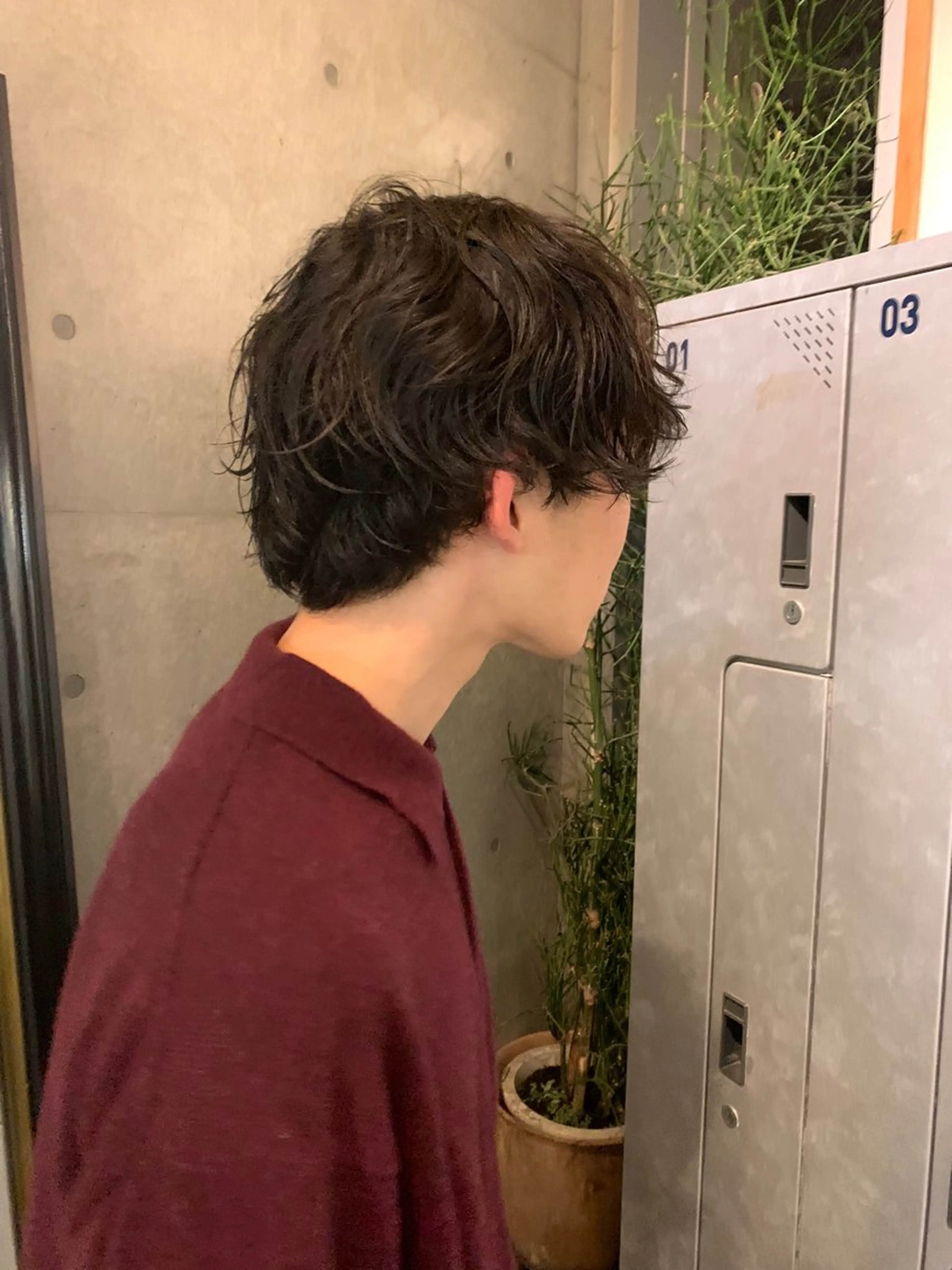 メンズカット+パーマの写真