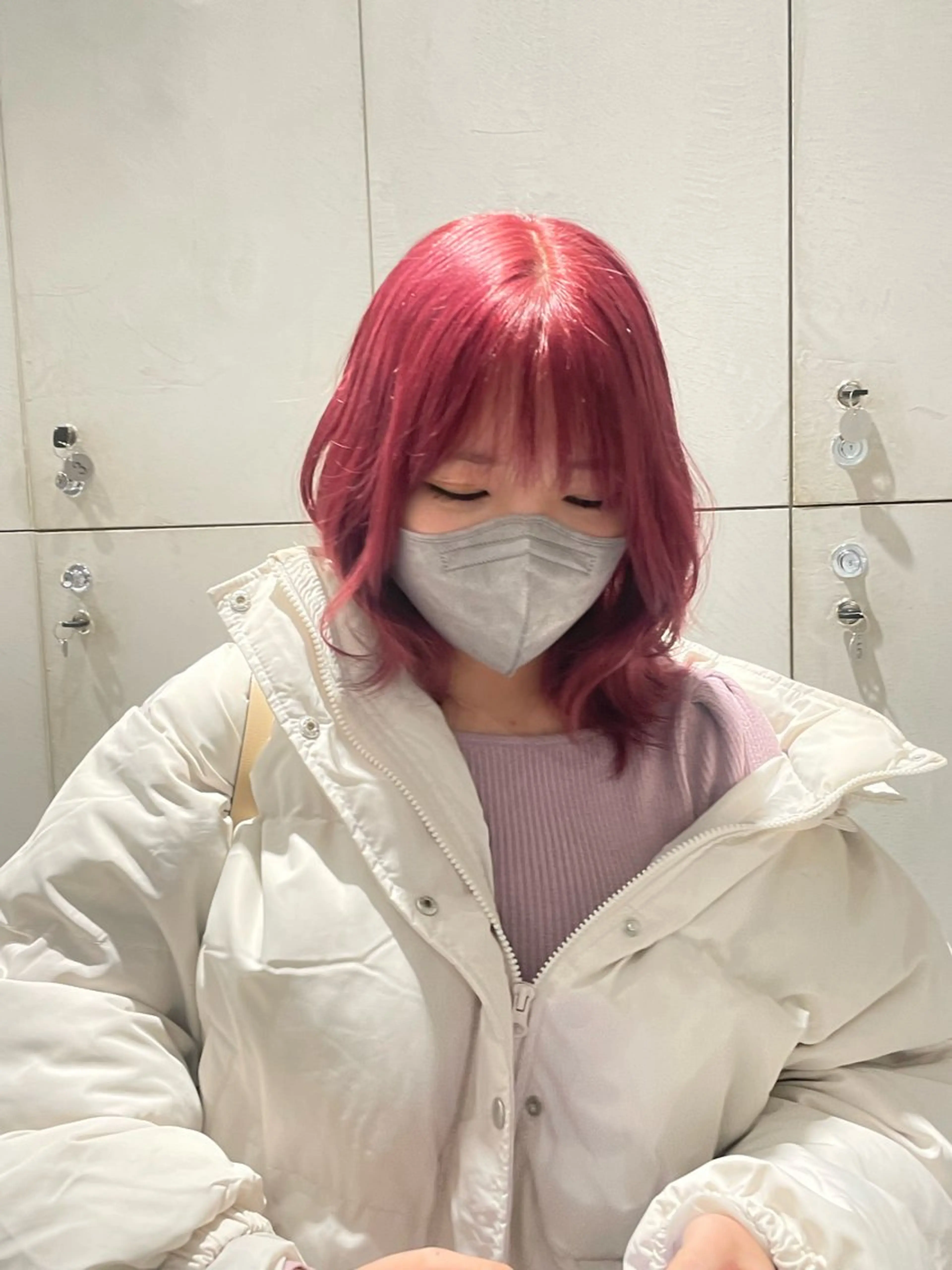 セミロング カラー 似合わせカットカラー 💎モエのヘアスタイル