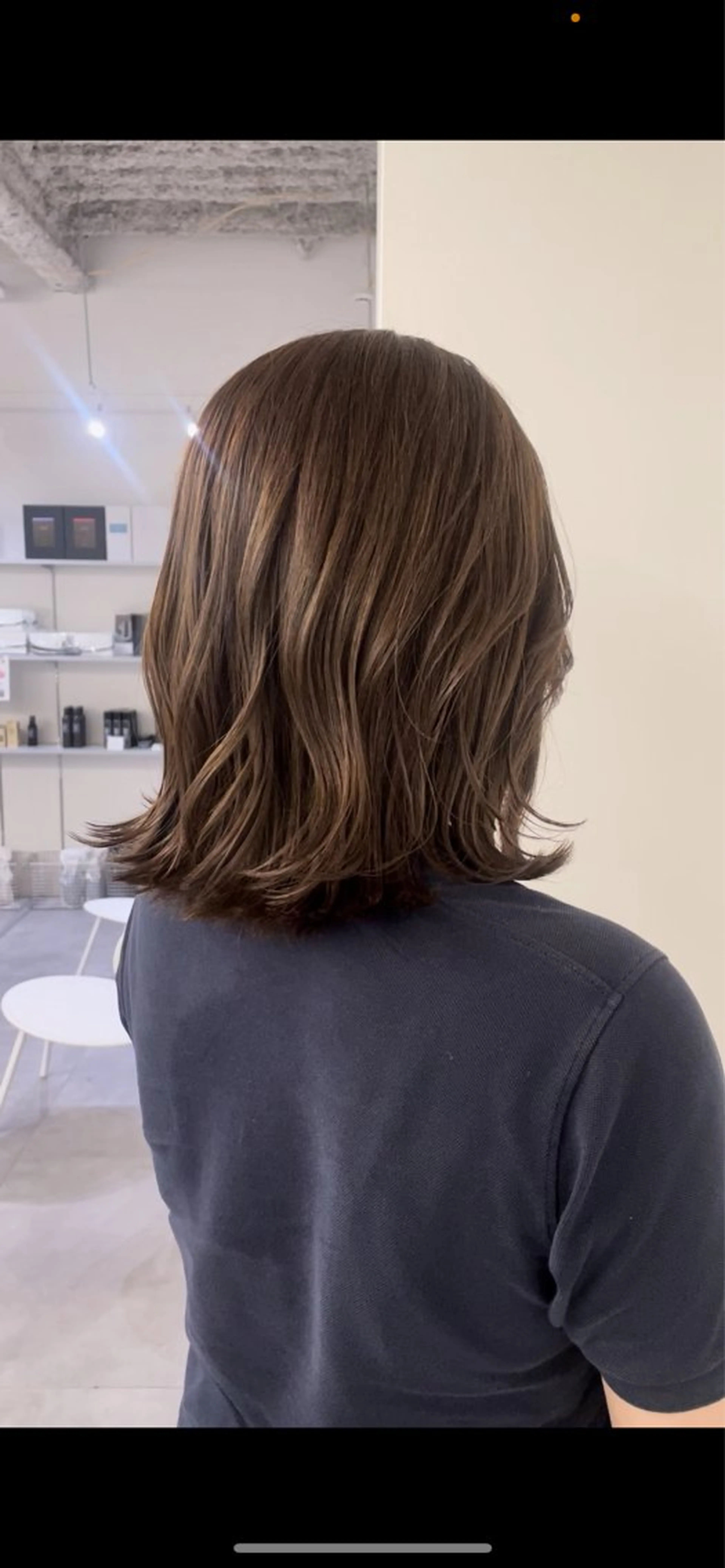 カラー ブラウンカラー 透明感カラー オリーブブラウン カラーモデル募集/ 森本明花のヘアスタイル