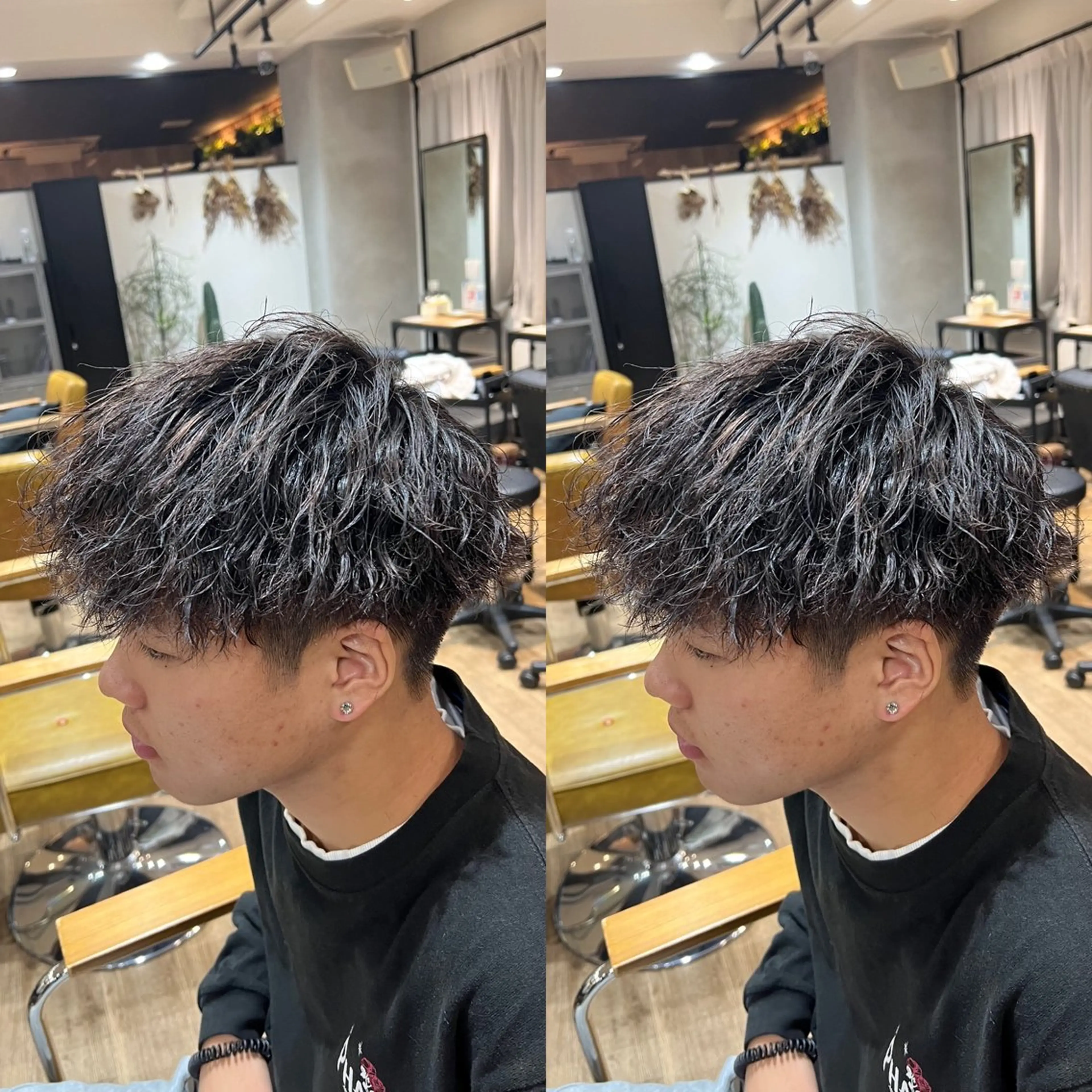 パーマ メンズ カット センターパート /植田のヘアスタイル