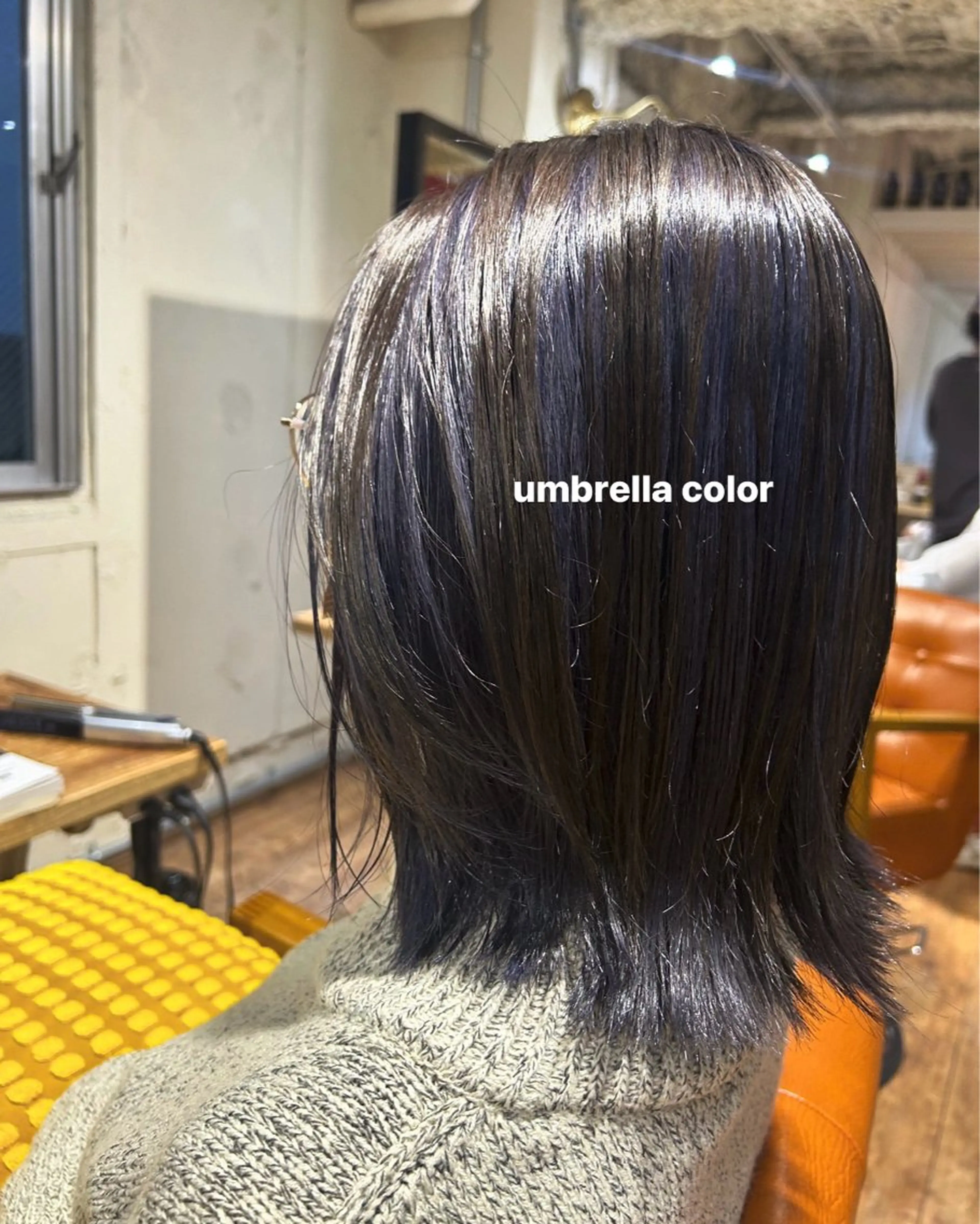 ミディアム カラー ヘアカラー トリートメント 透明感カラー/ Reika☁️ིྀのヘアスタイル