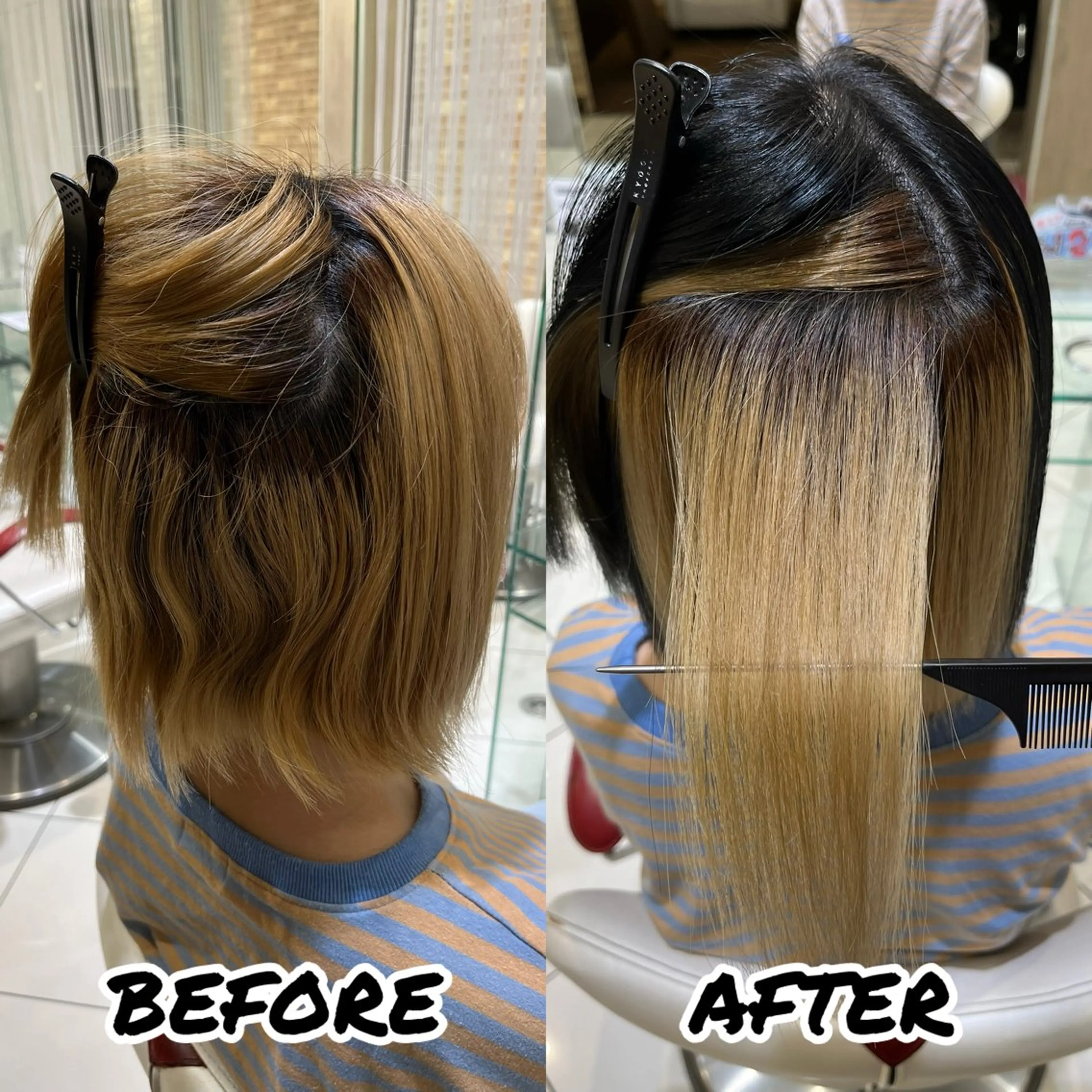 ミディアム 髪質改善 縮毛矯正 カット 縮毛矯正 トリートメント 髪質改善美容師 鈴木のヘアスタイル