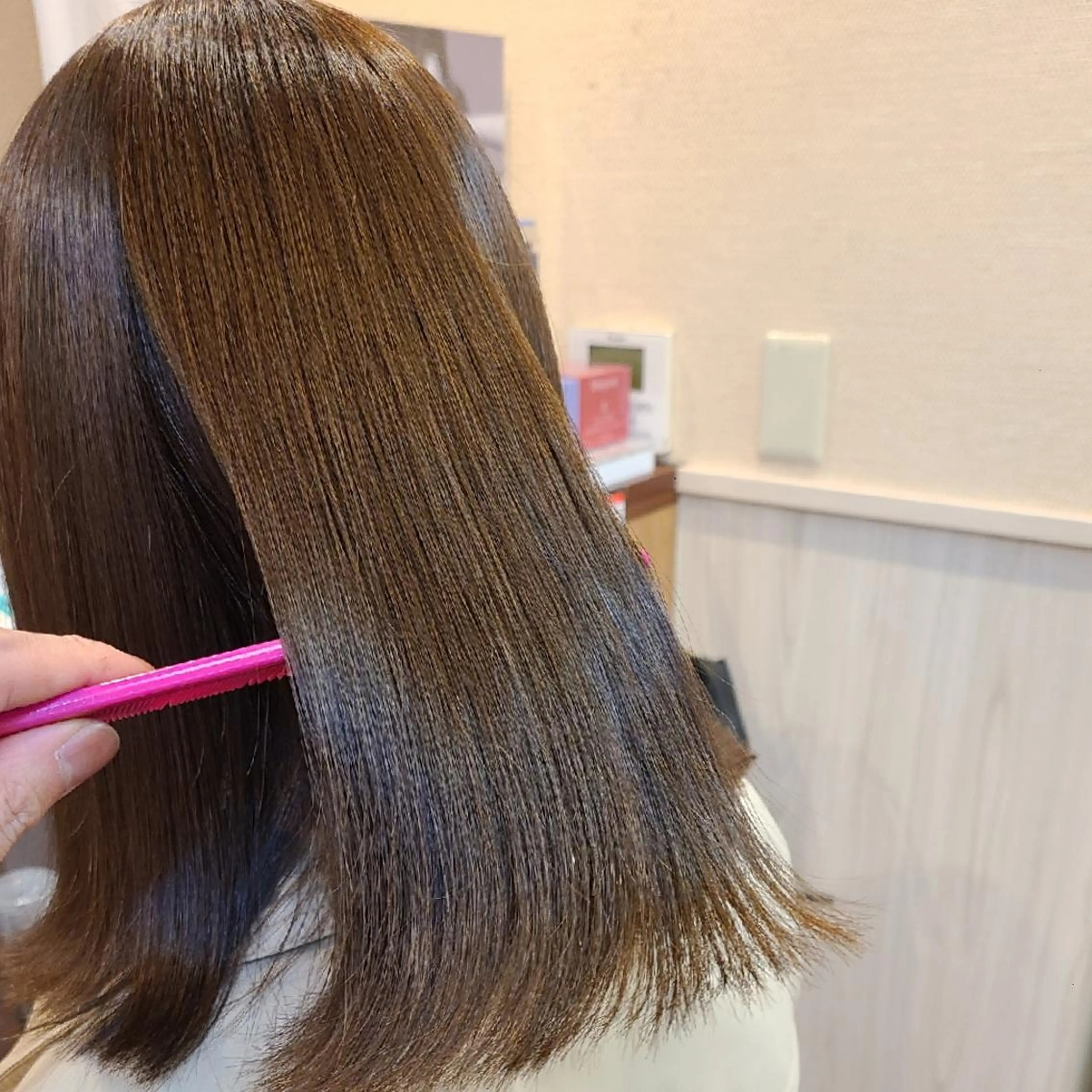 ミディアム 髪質改善 カット トリートメント 【ネウィ天王寺 】seiyaのヘアスタイル