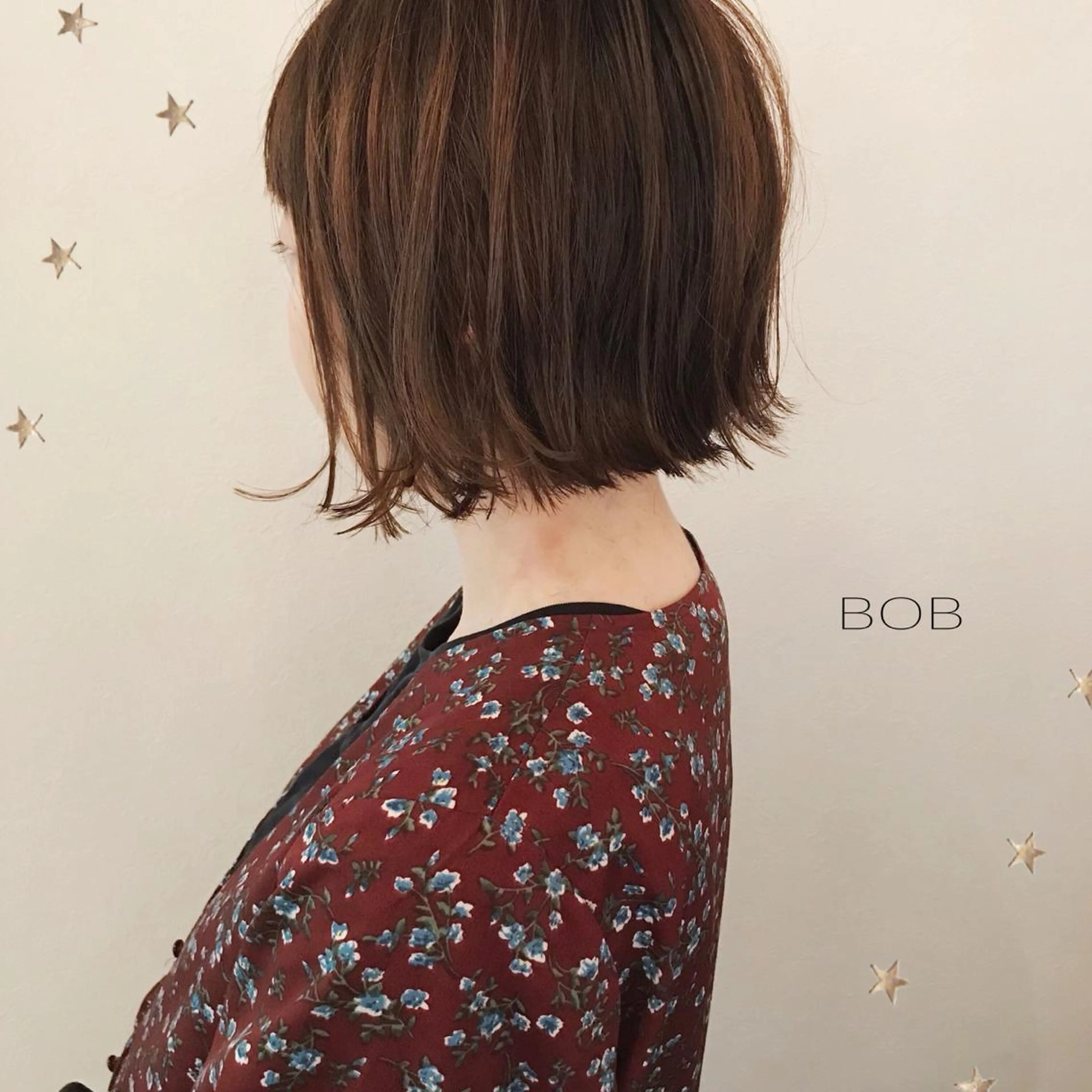 ミディアム カラー 市川 千夏のヘアスタイル