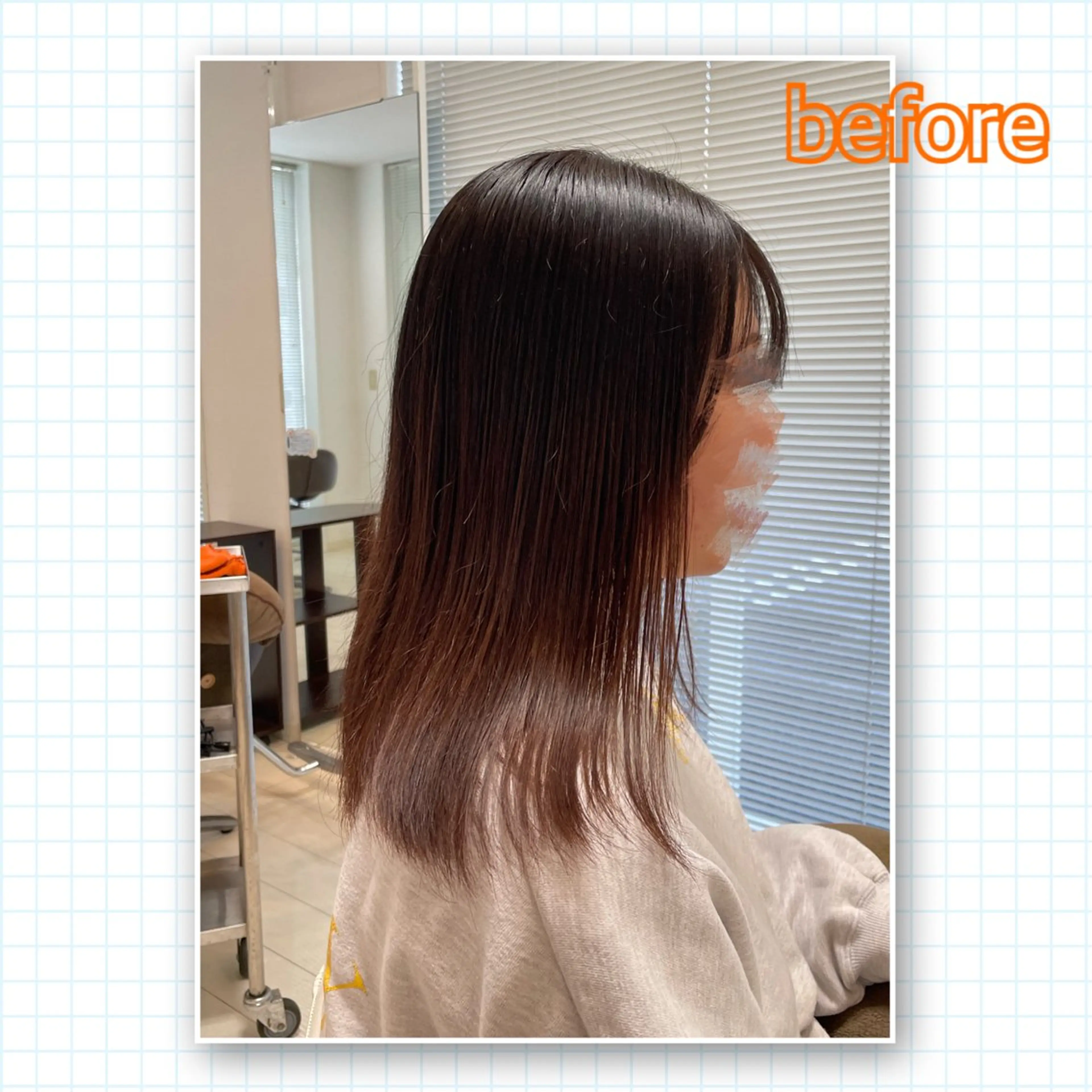 セミロング アミーベル🧸🧡 本店✂️しおりのヘアスタイル