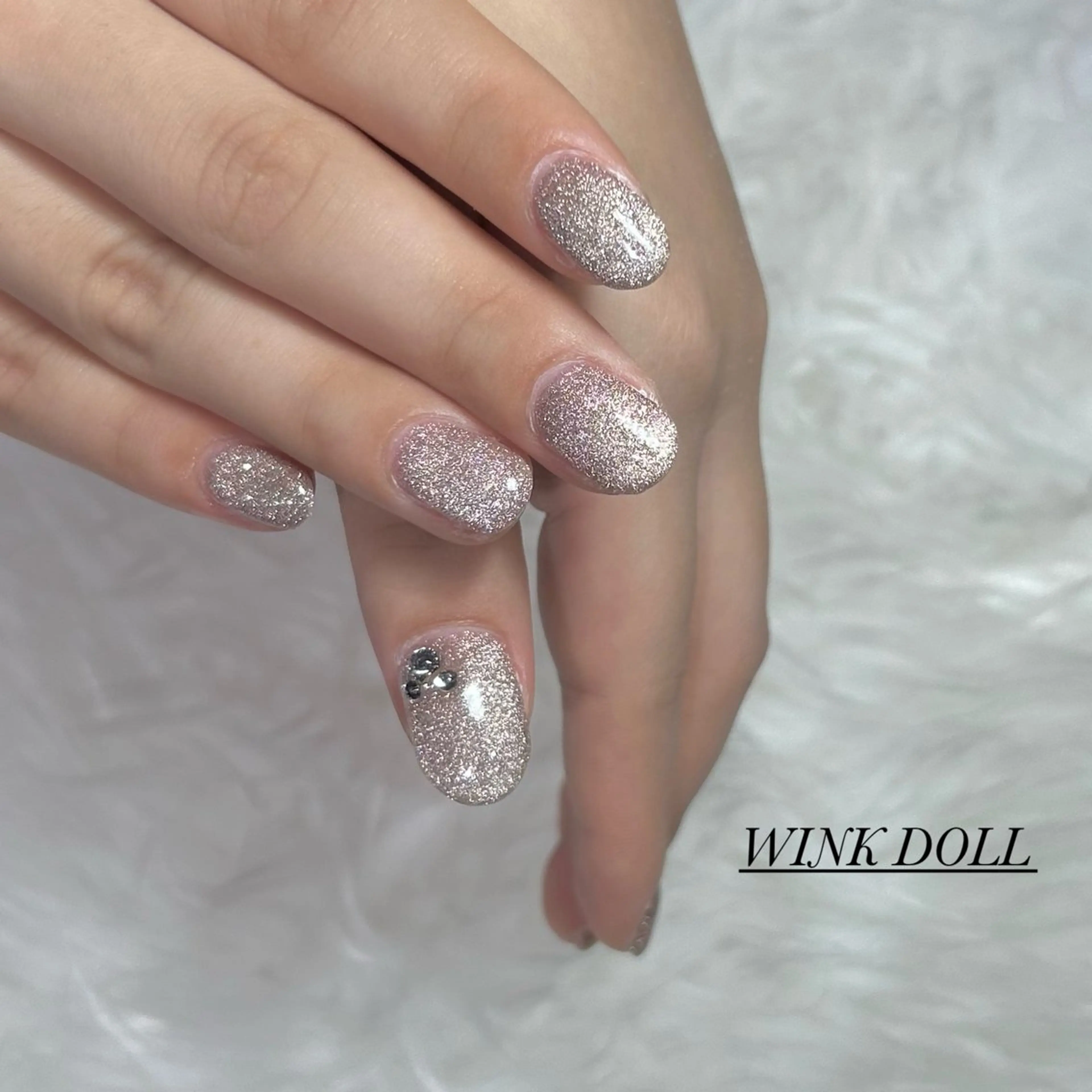 ネイル アートネイル ハンドネイル WINK DOLL 🌹MIRAIのネイルデザイン