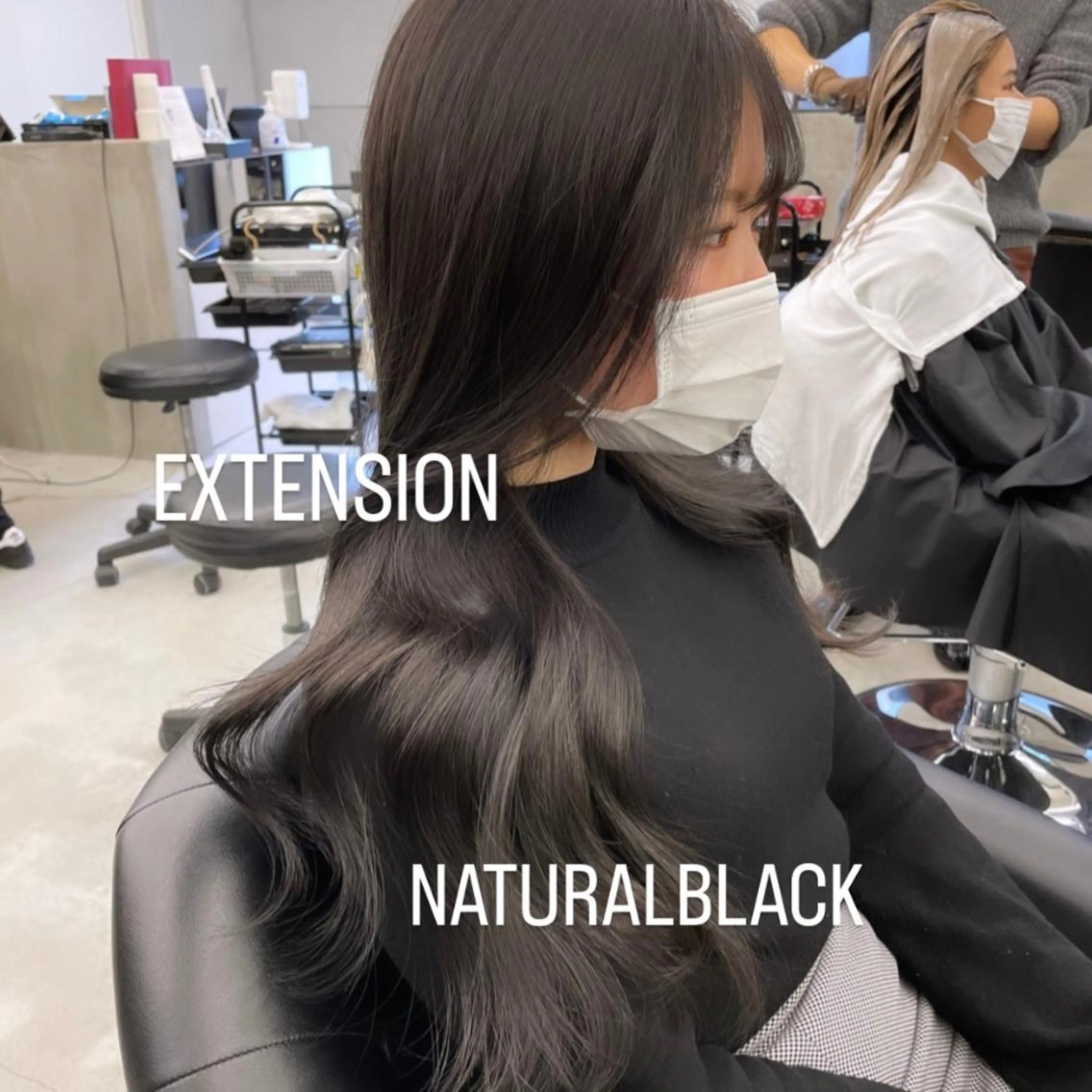 ロング カラー ヘアカラー エクステ エクステ🩵ブリーチ 韓国ヘア🩵KAEのヘアスタイル