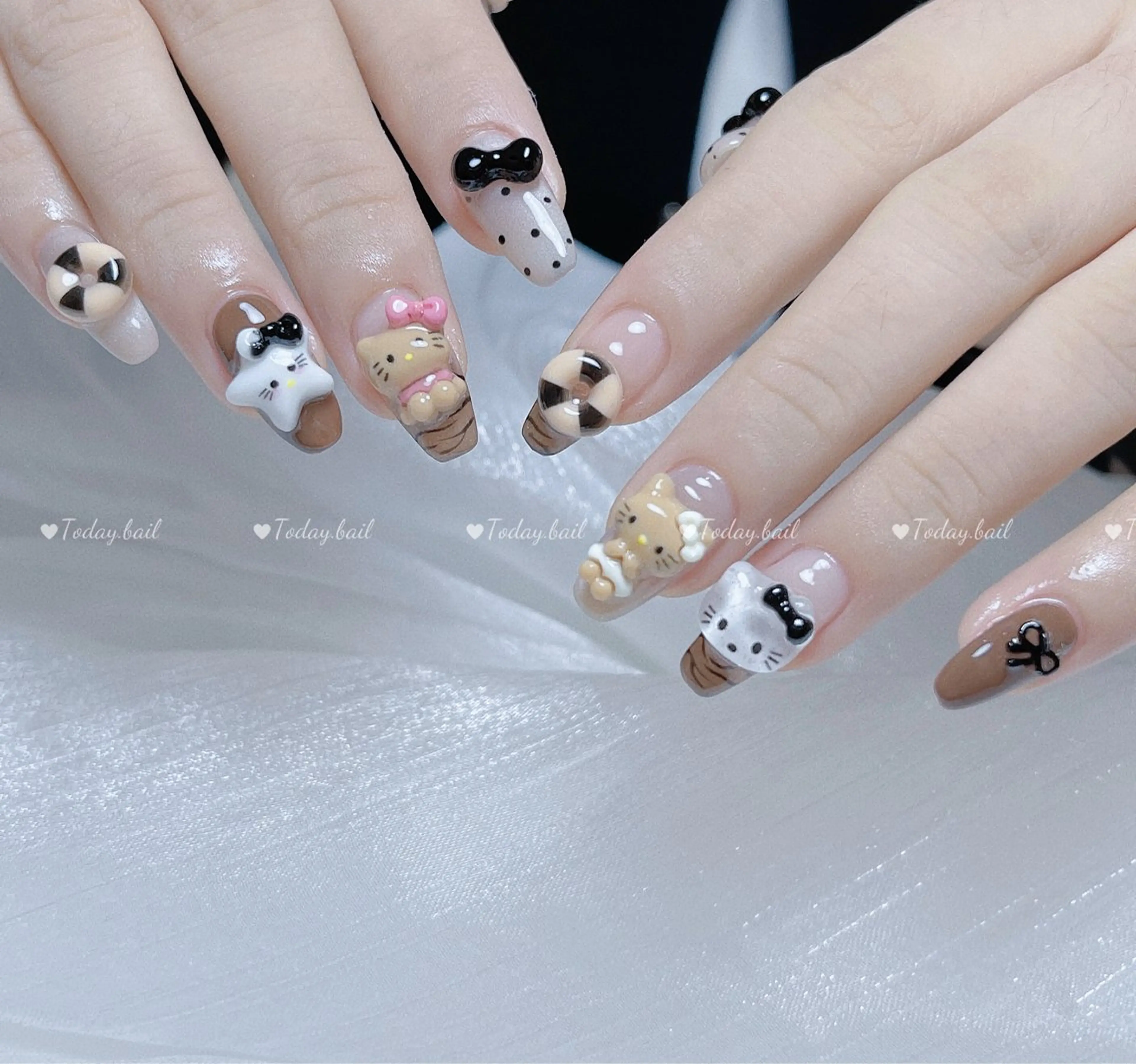 ネイル ハンドネイル 🎀Today nail💅のネイルデザイン