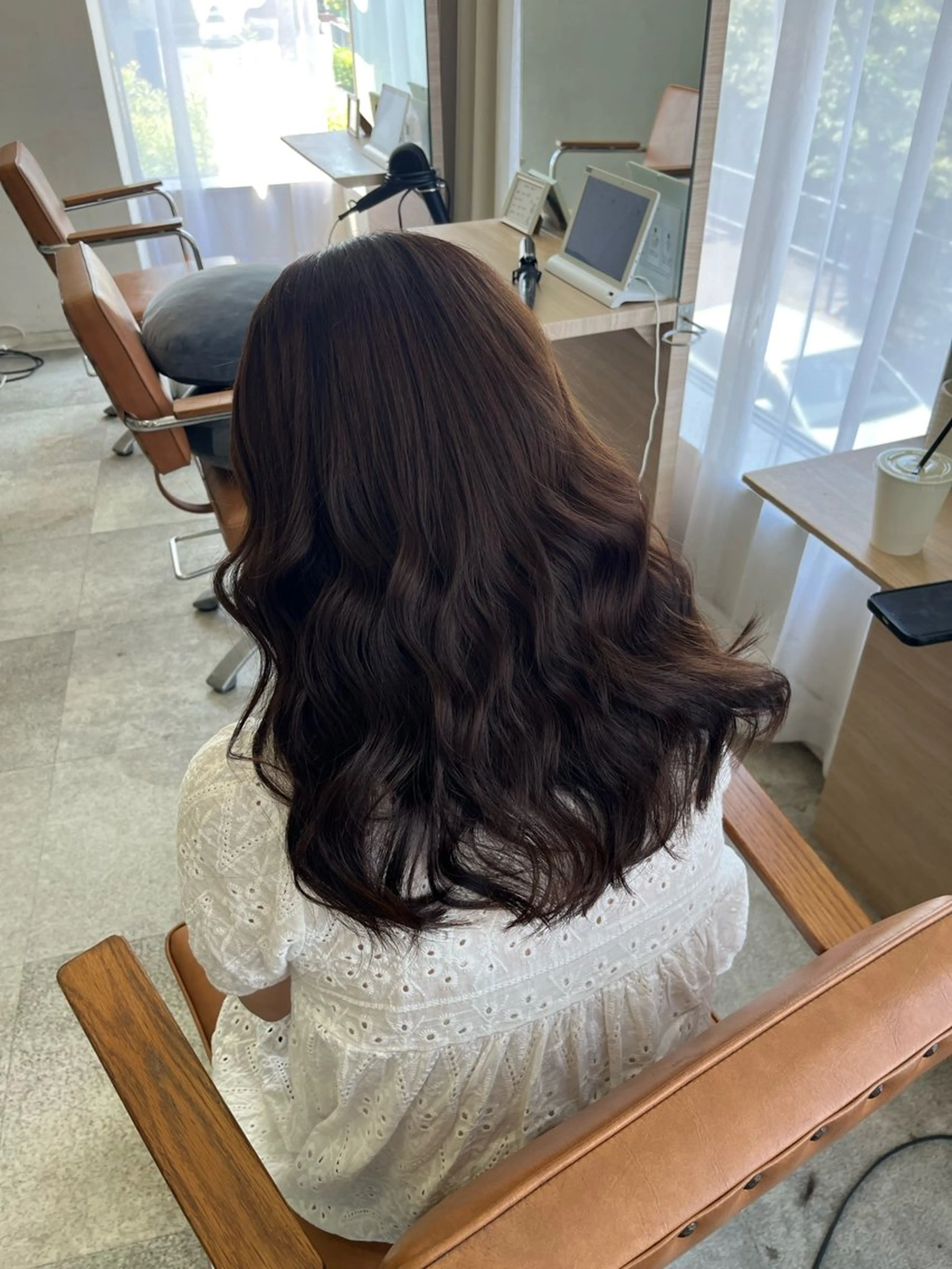 ミディアム ヘアカラー トリートメント カット/パーマ/カラ ー清本耕介のヘアスタイル