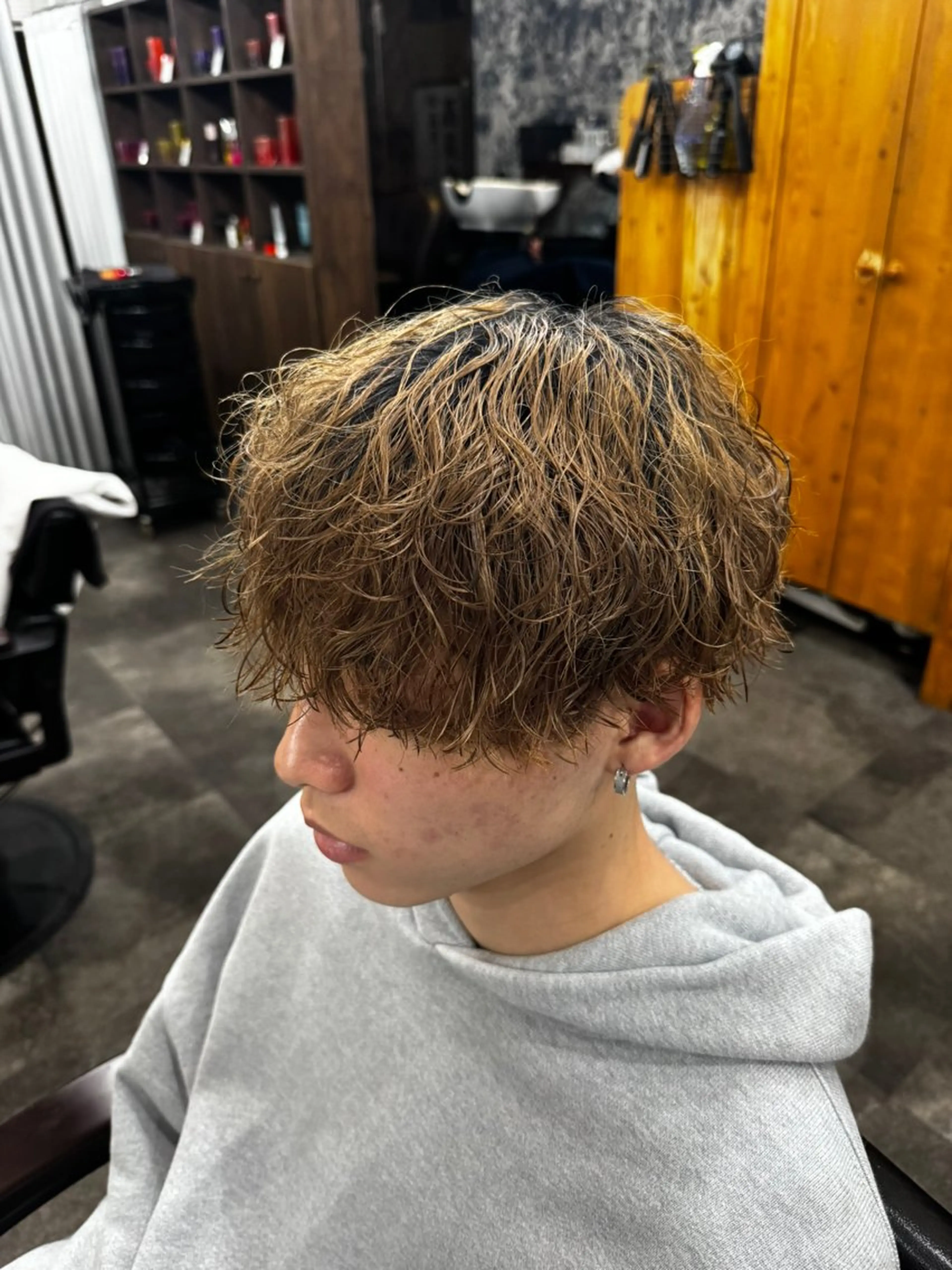 パーマ カット パーマ トリートメント ヘアセット 💈メンズパーマ特化 店長望月謙二郎💈のヘアスタイル