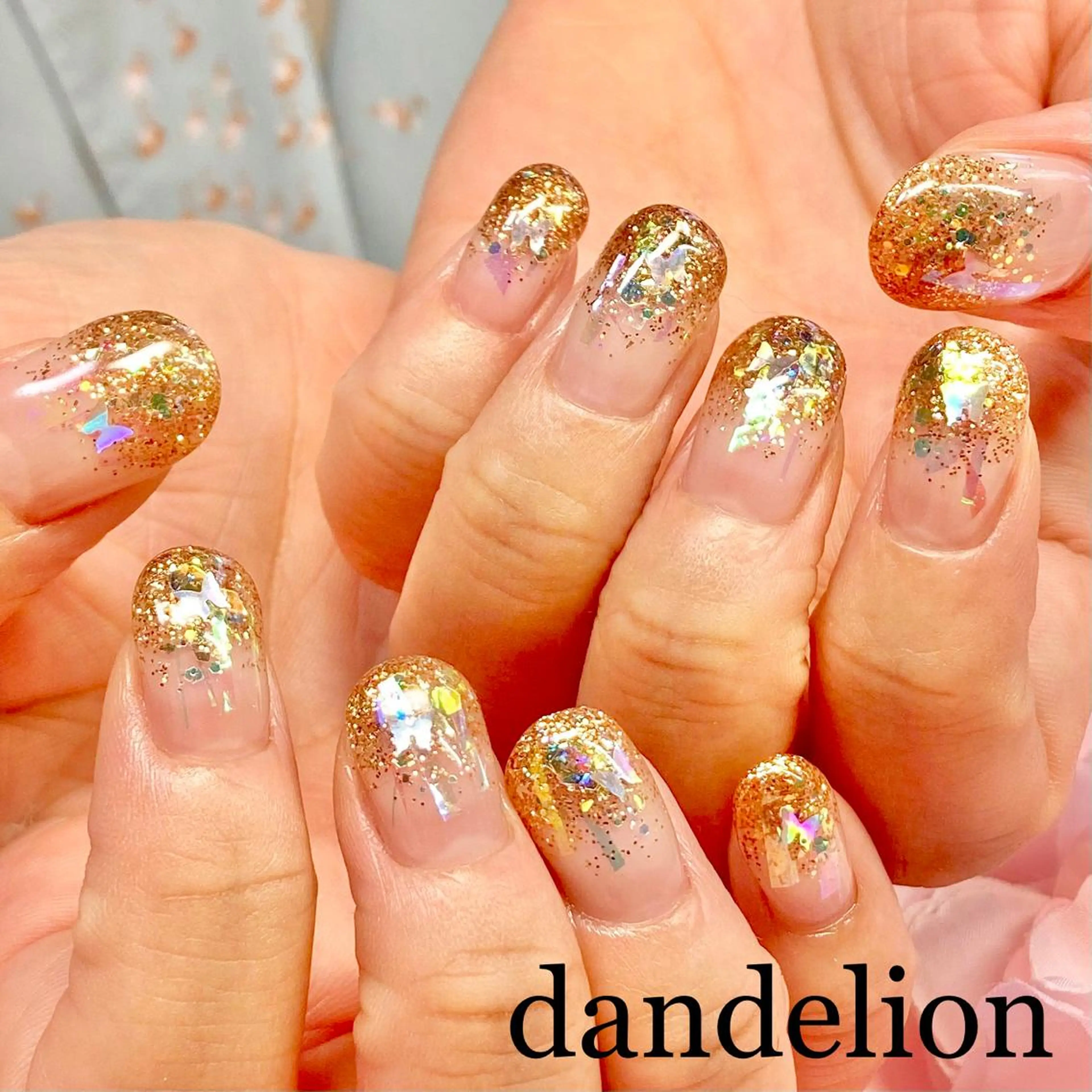 ネイル ハンドネイル ハンドケア dandelion ダンデライオンのネイルデザイン