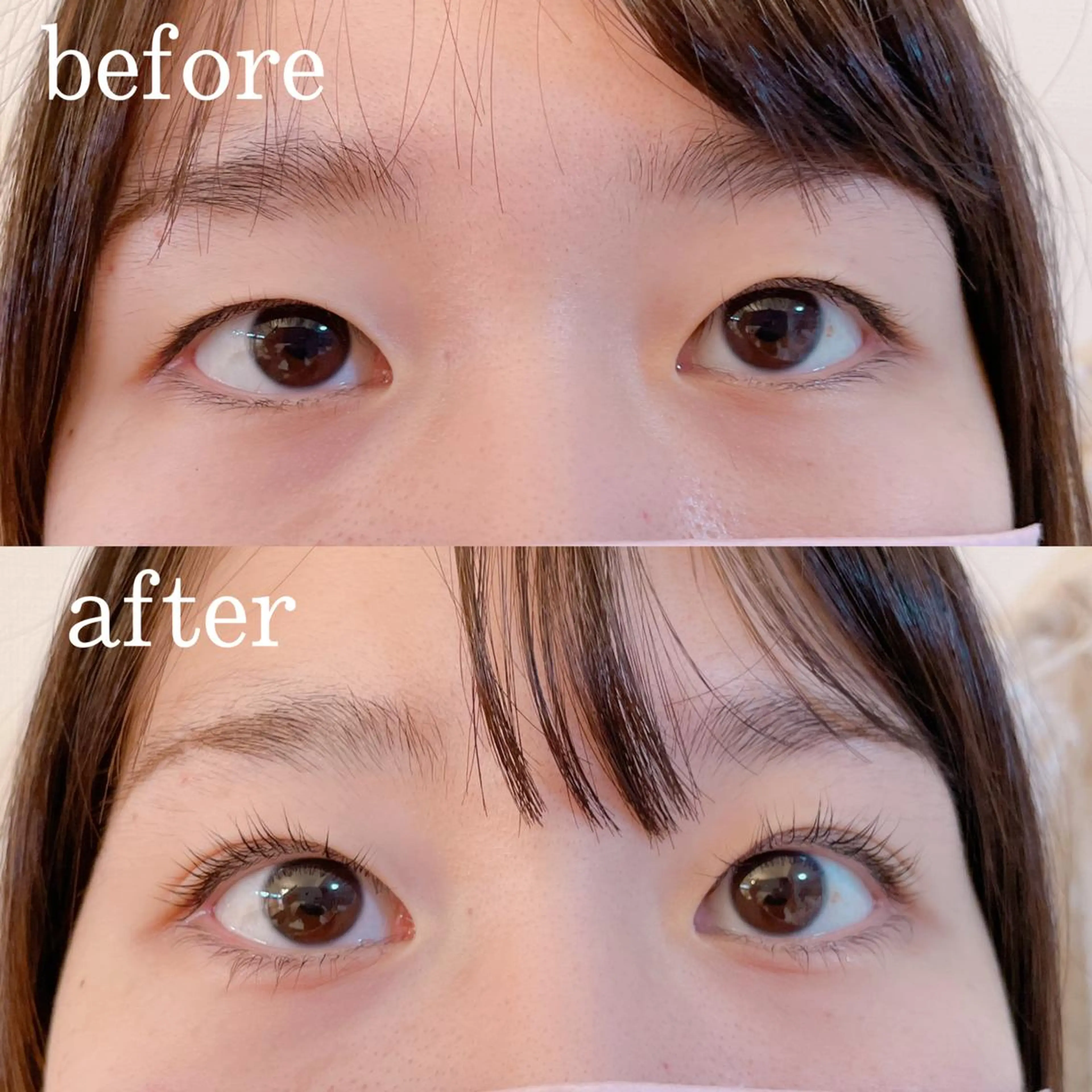 瞼が上がる❣️上下まつげパーマ⭐️アイリッドアップパーマ＆ダウンパーマ⭐️アイシャンプー&ヒト幹細胞美容液付きの写真