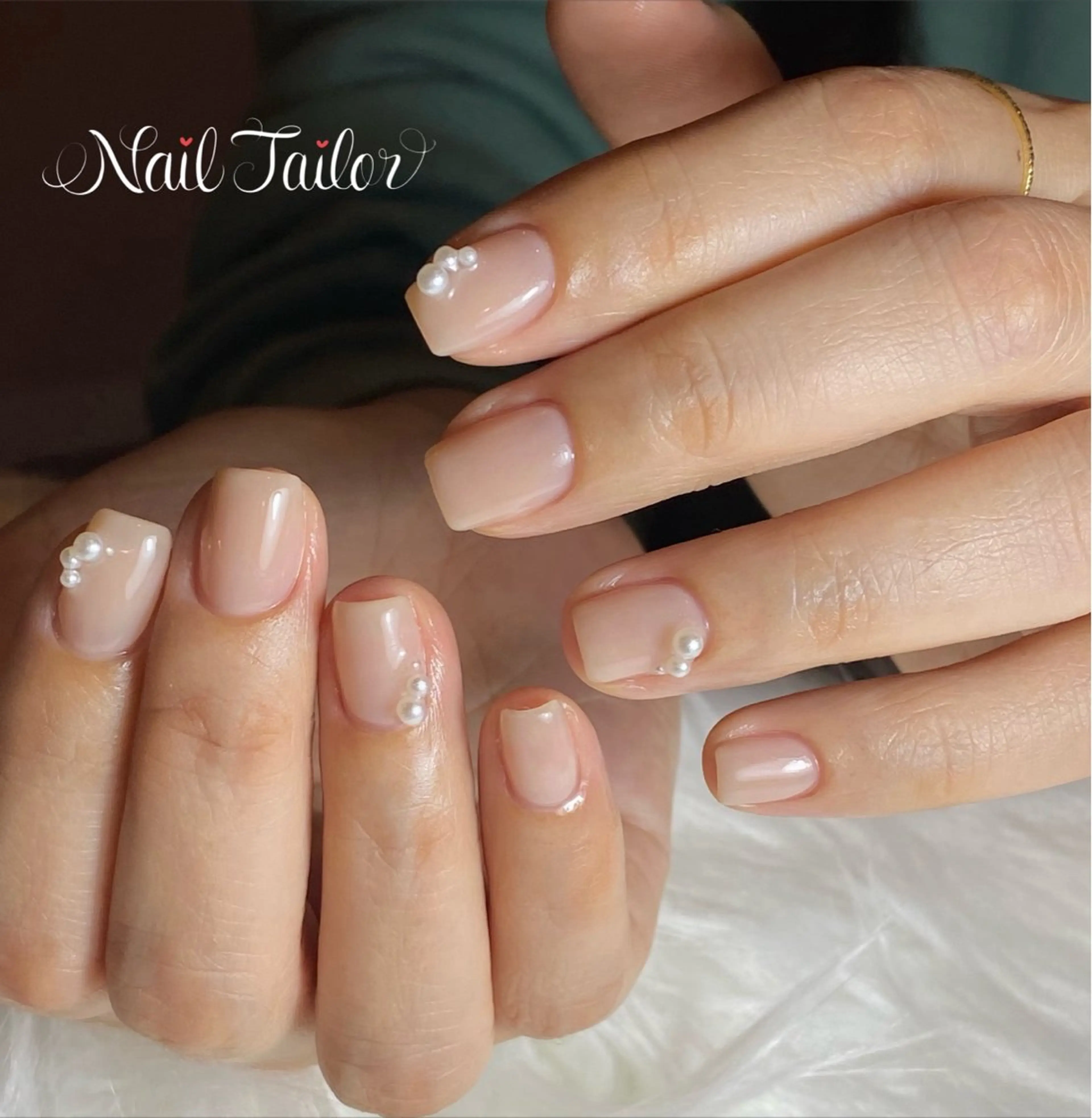 ネイル ジェルネイル オフィスネイル シンプルネイル ブライダルネイル ハンドネイル NailTailor ネイルテイラーのネイルデザイン