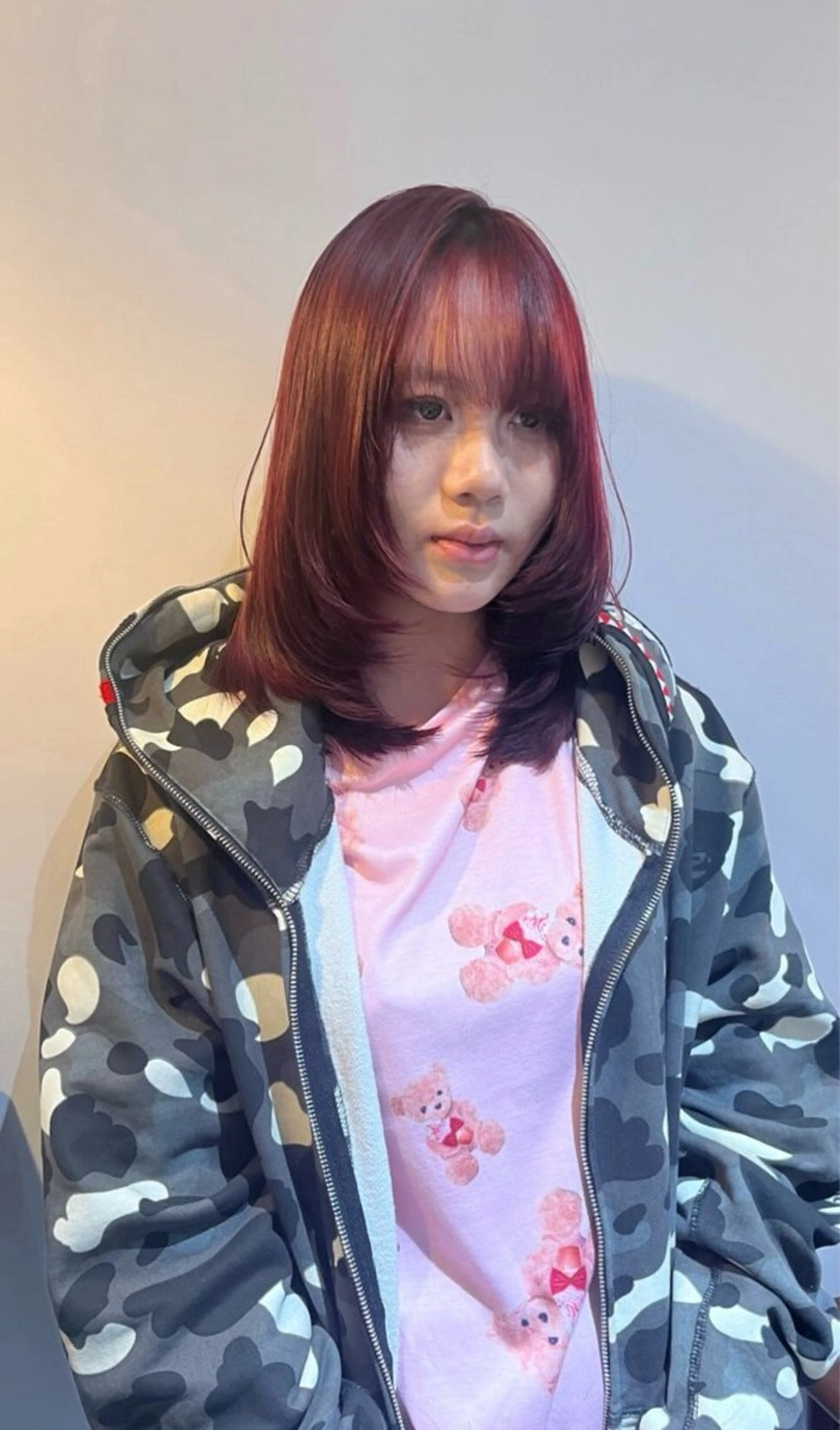 ミディアム カラー ヘアアレンジ カット ヘアカラー 💠urara opus💠🩵のヘアスタイル