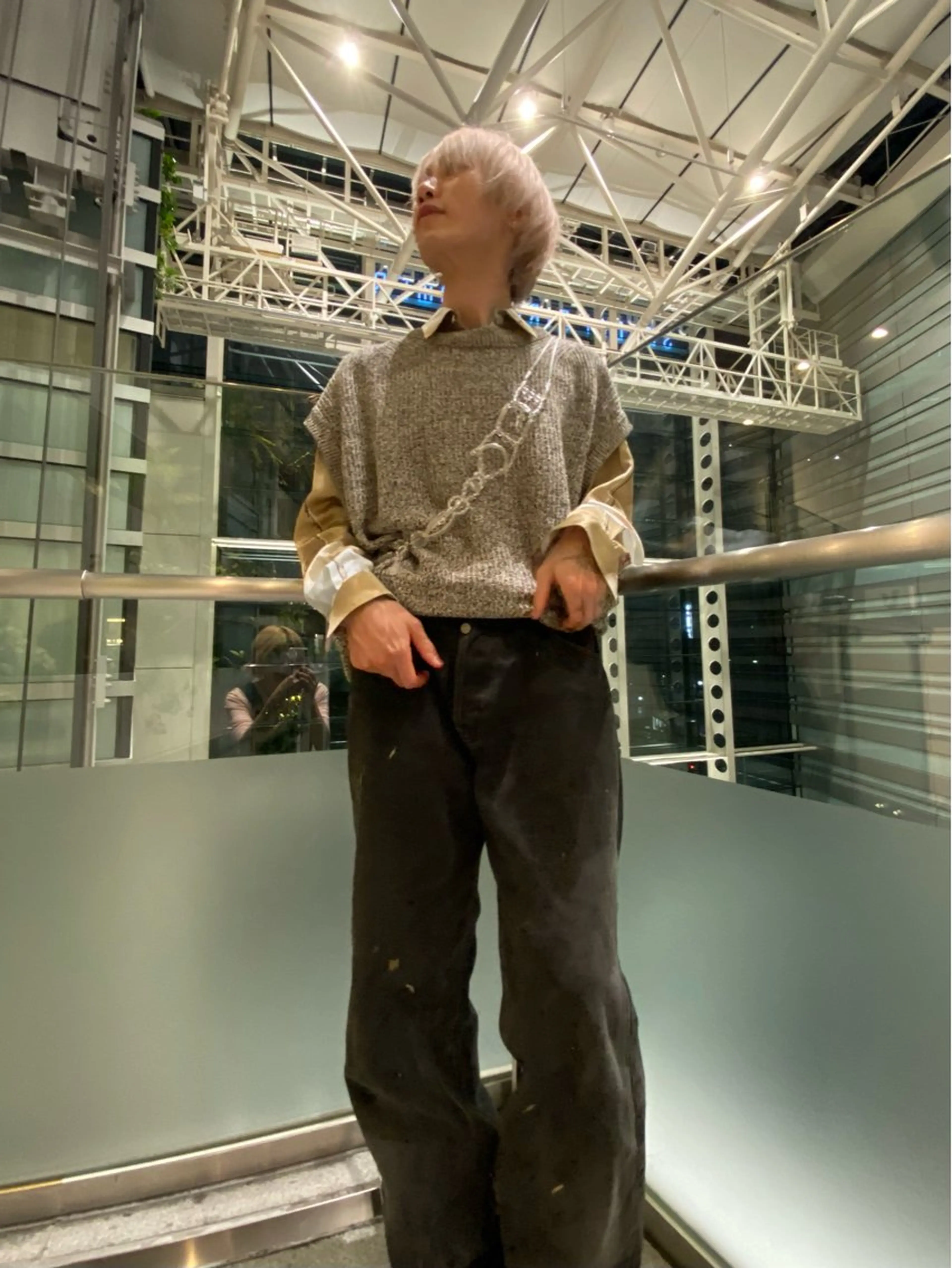 ショート カラー メンズ メンズハイトーン ハイトーンカラー カット ヘアカラー トリートメント mai / linoah˚✧のヘアスタイル