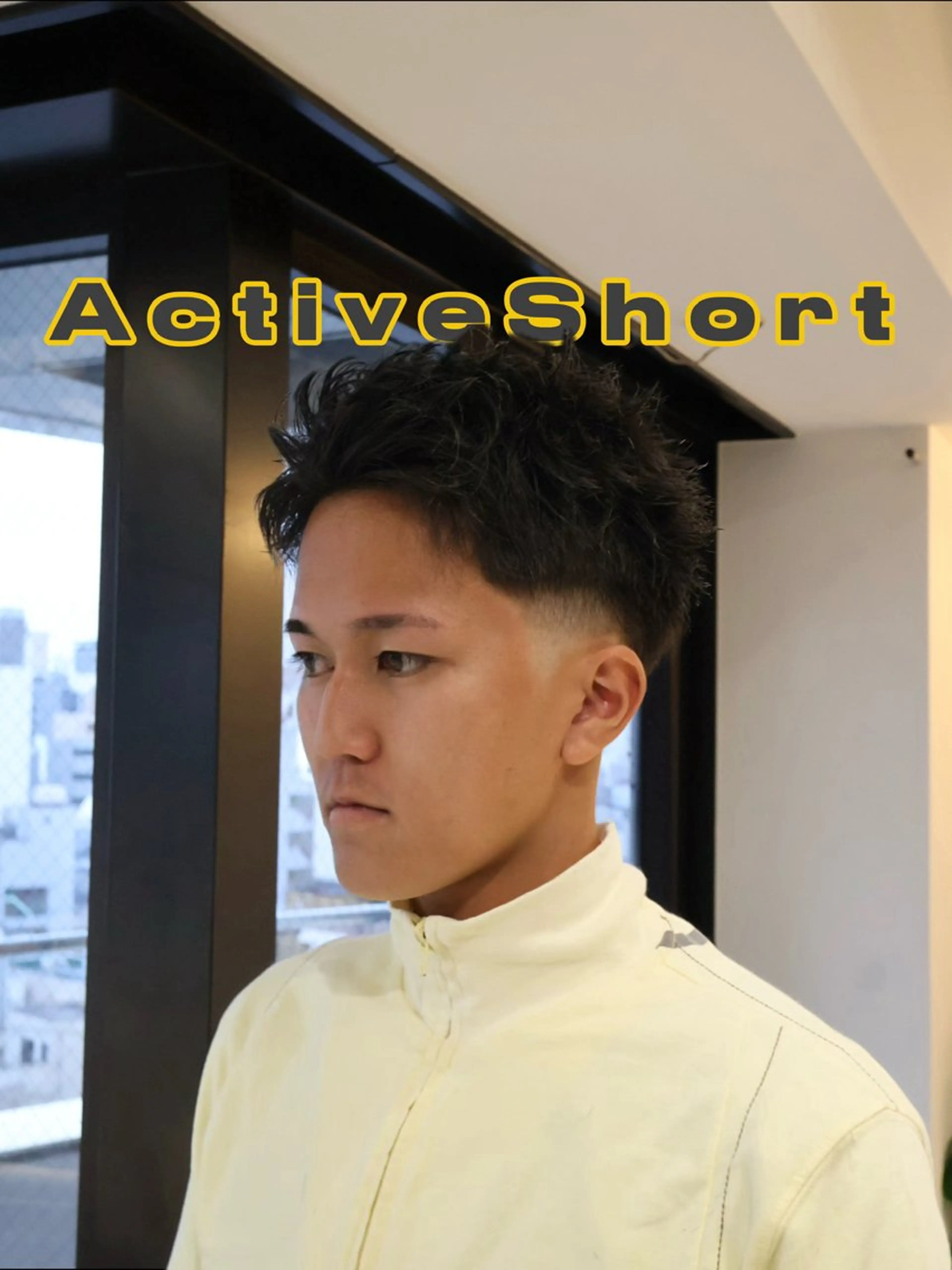 ショート ショートヘア カット メンズパーマ梅田 ・川副史晶のヘアスタイル