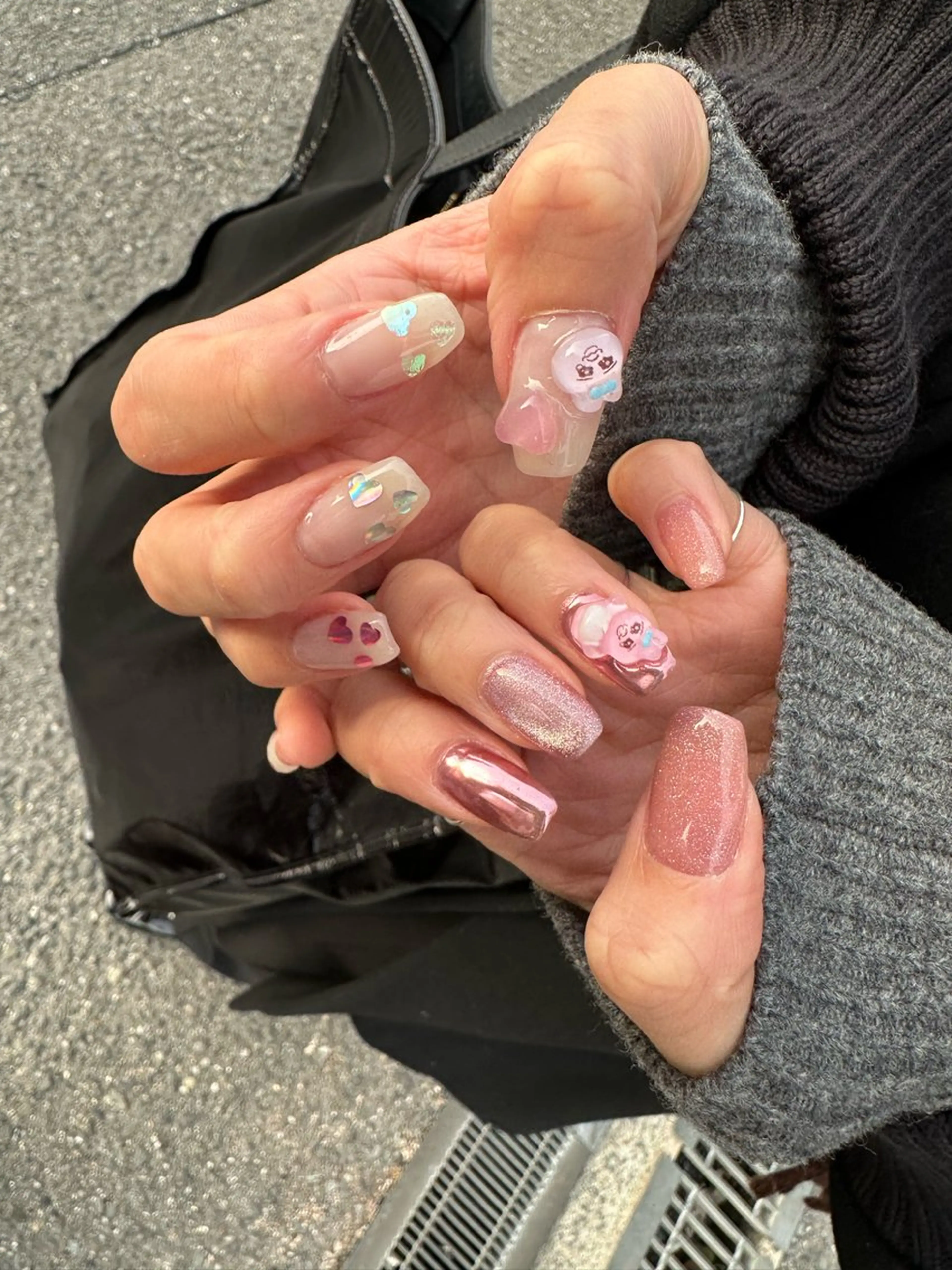 《平日限定》ハンドネイル✨4本持ち込みアート【オフ&ウォーターケア込み】の写真