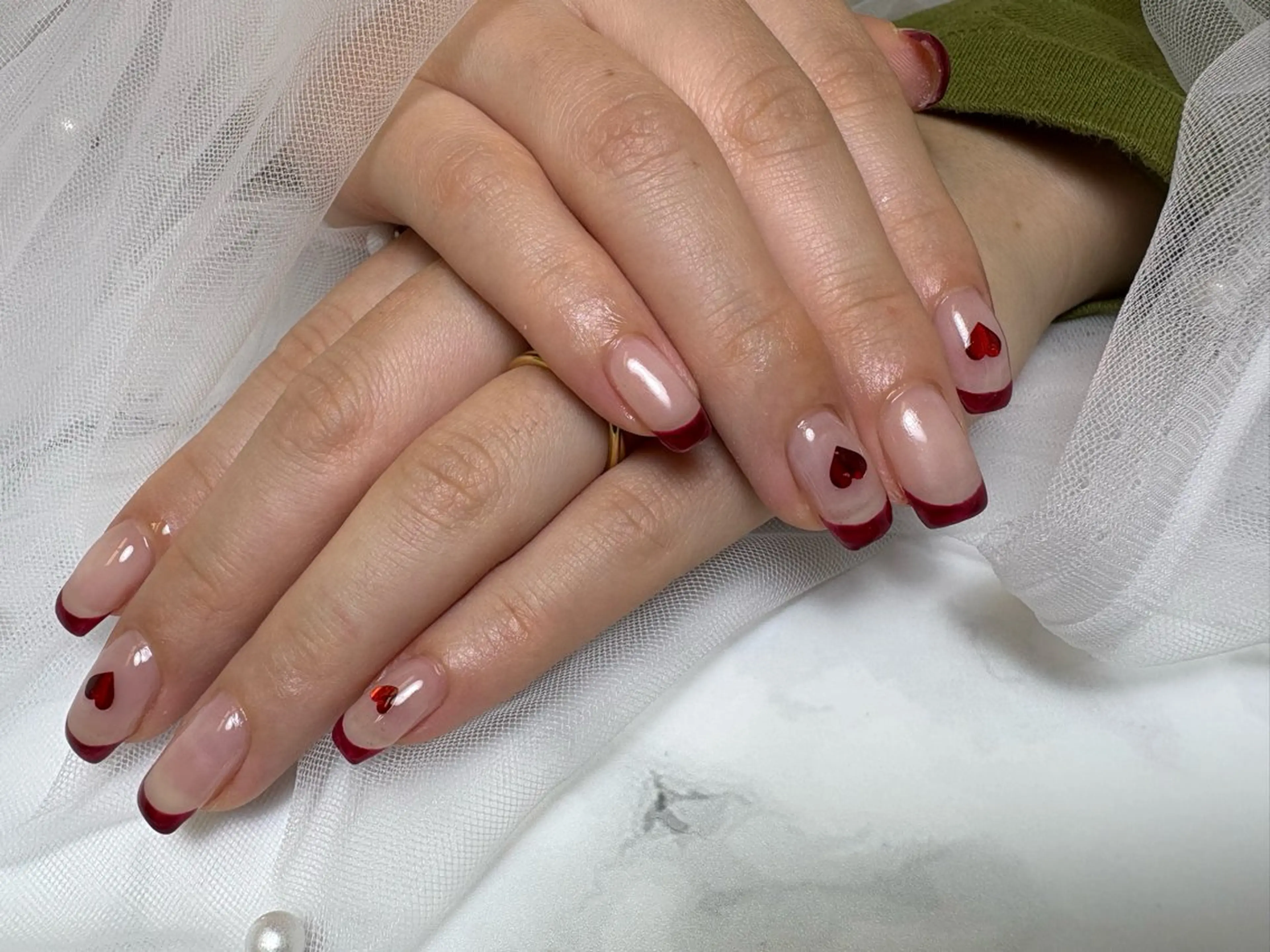 フレンチネイル💅オフありの写真