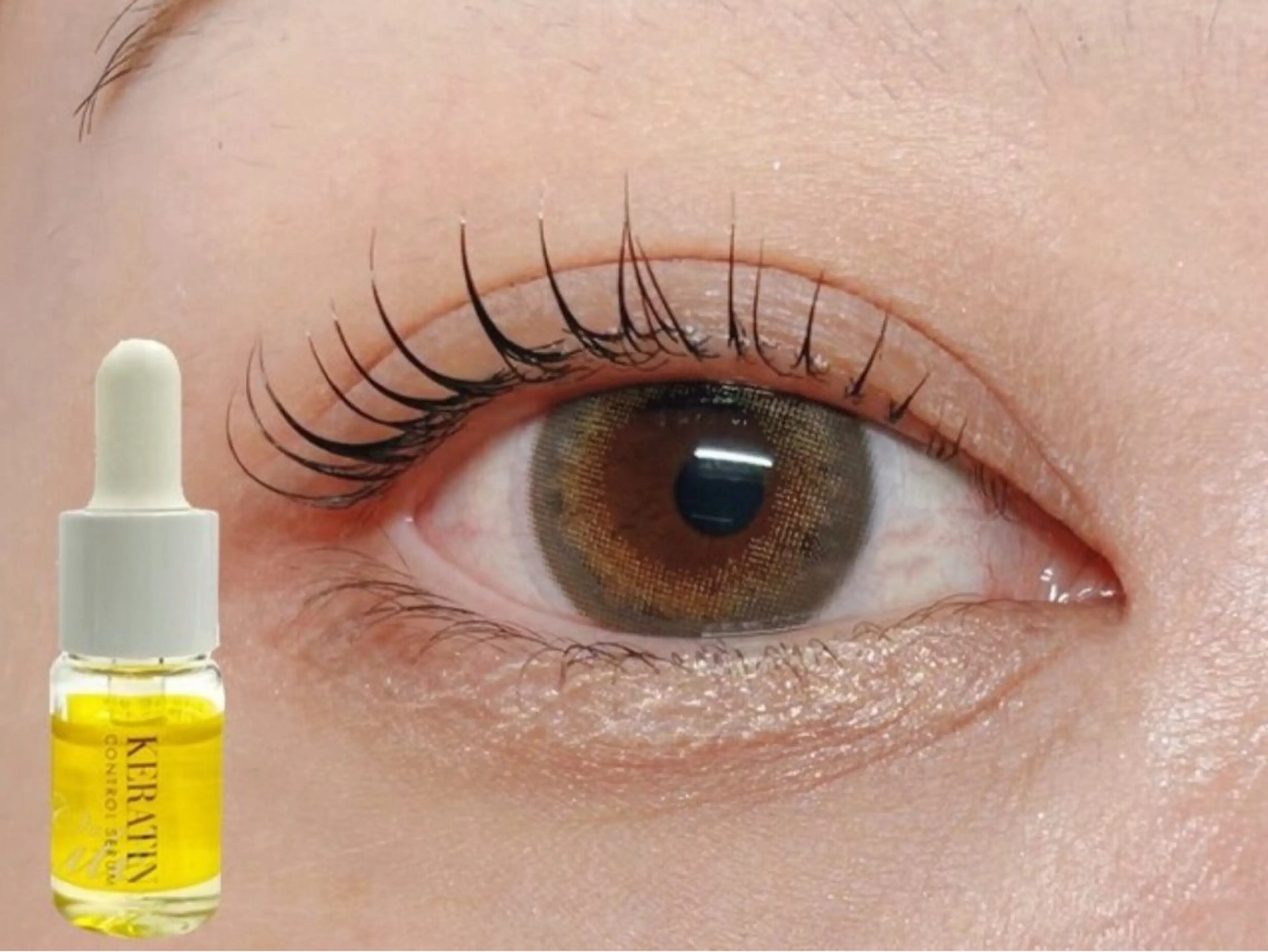 【ミニモ限定】似合わせまつげパーマ(上まつげ)＋ケラチントリートメント.美容液コーディング付の写真