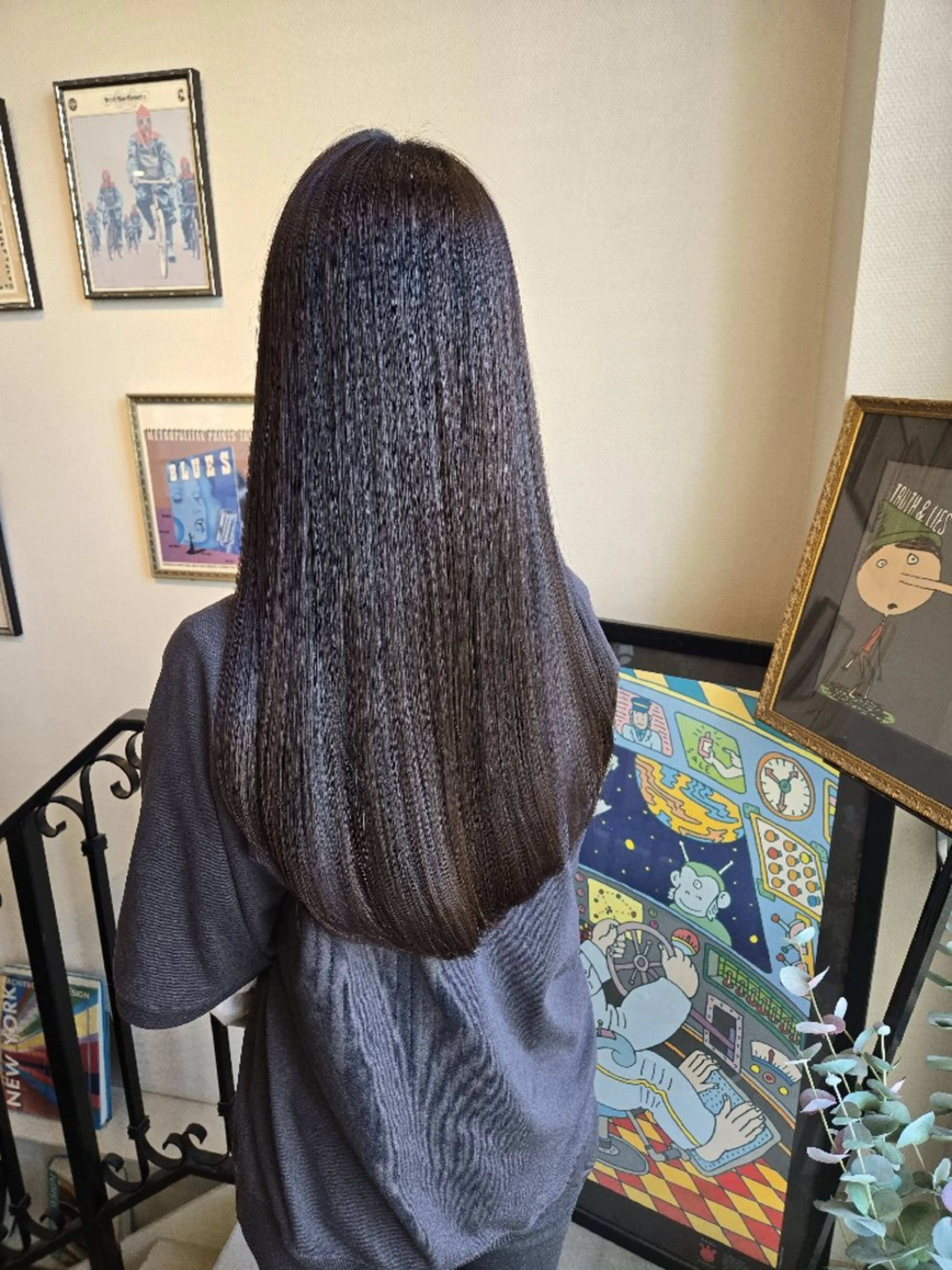 ロング エイジングケア/大人 デザイン/FRAMEのヘアスタイル