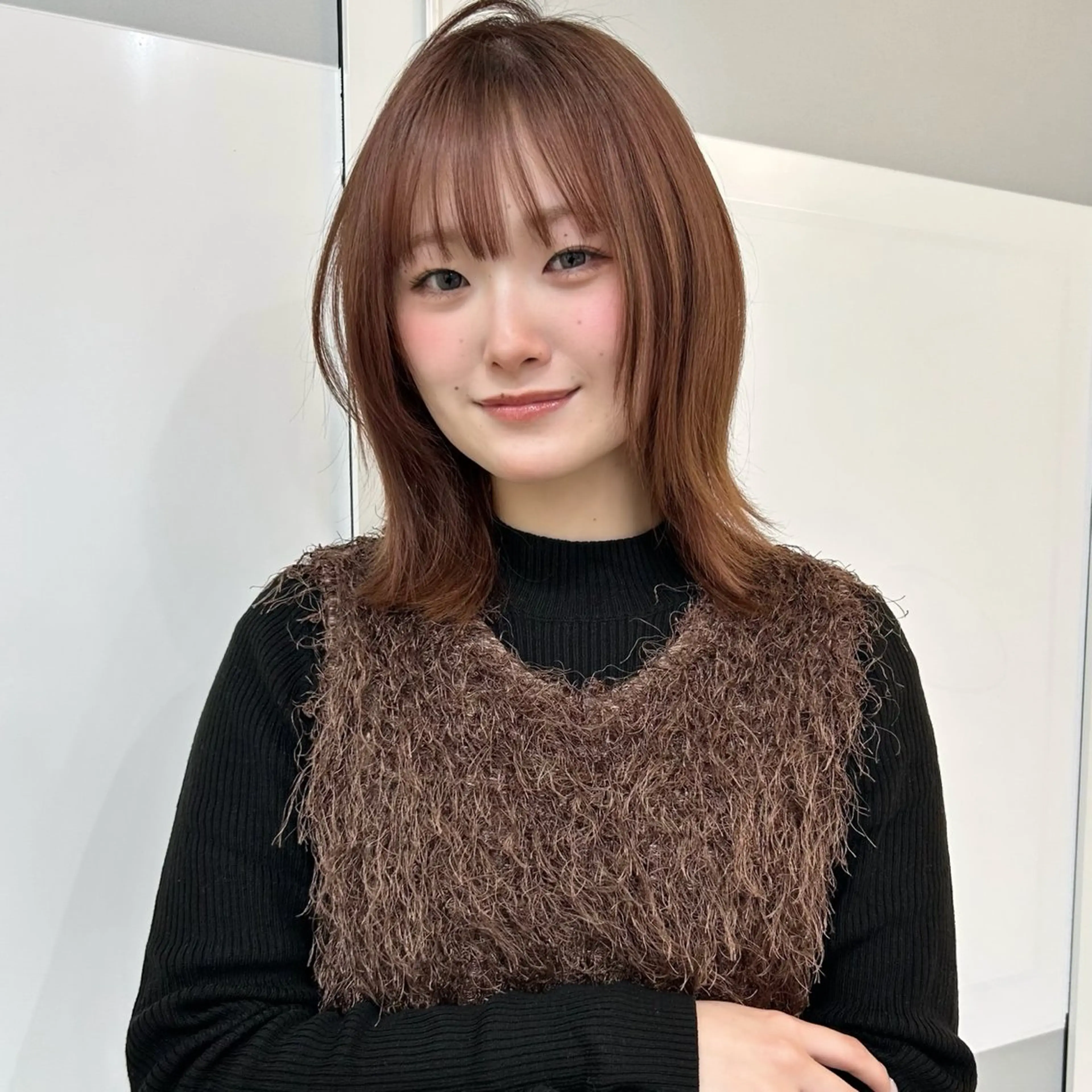 ミディアム カラー 🧡可愛い色落ち🧡 ハイトーン特化🧡のヘアスタイル