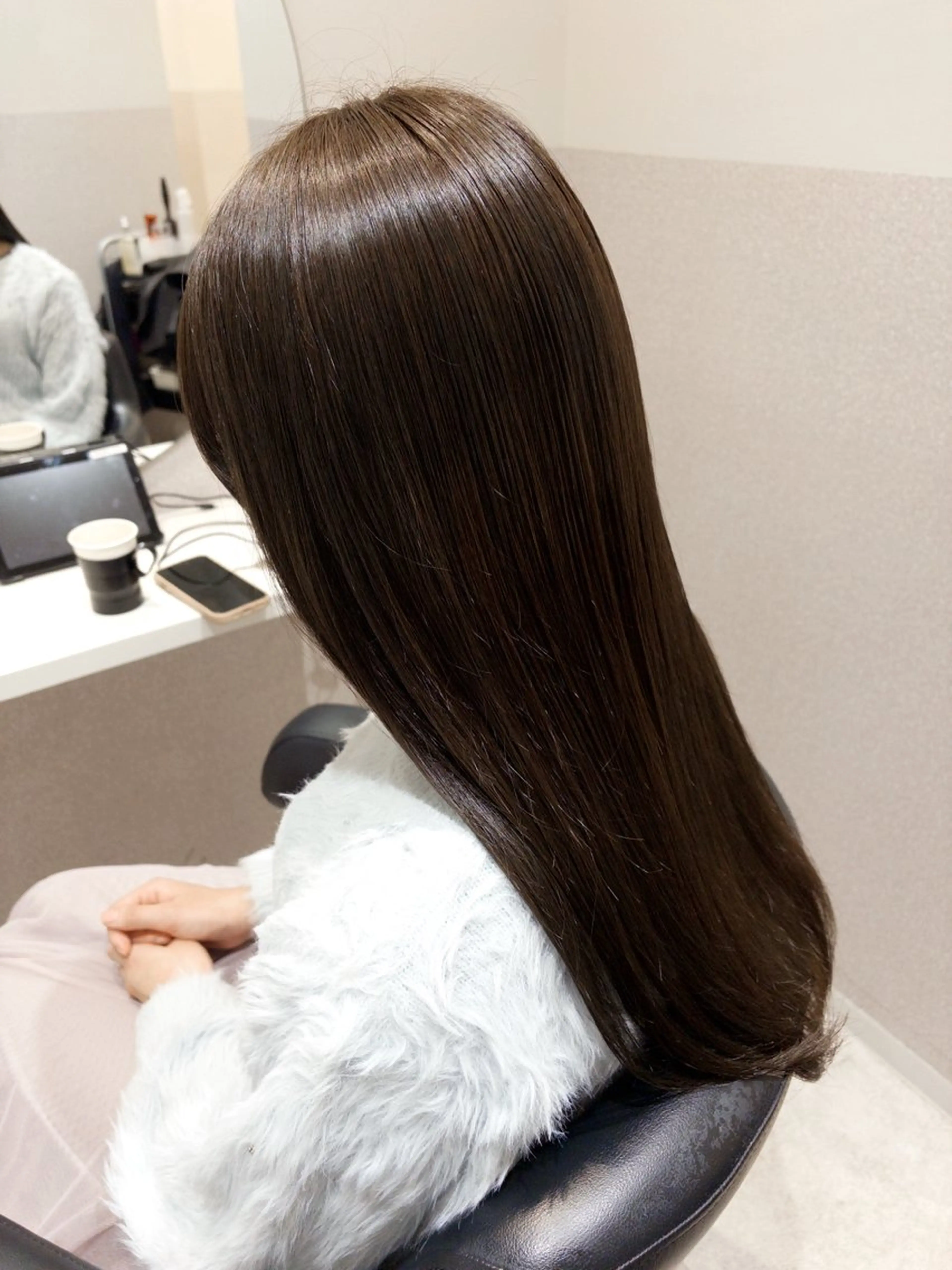 ロング カラー アクアカラー グレージュ トリートメント カット ヘアカラー トリートメント 女性リピ90%🍨 🩷佐藤みずきのヘアスタイル