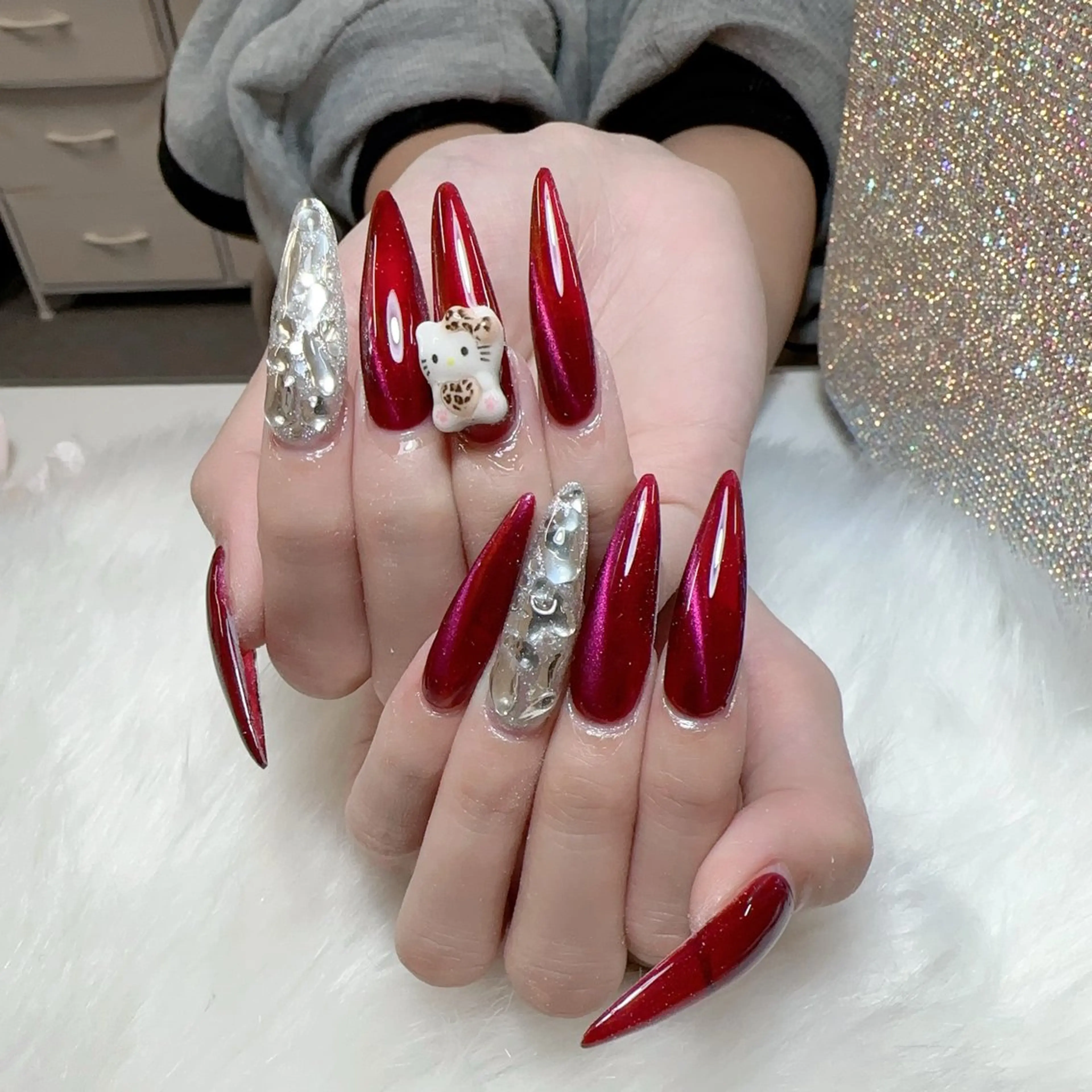 ネイル ハンドネイル 🎀nana🫧 ワンホンネイル🎀のネイルデザイン