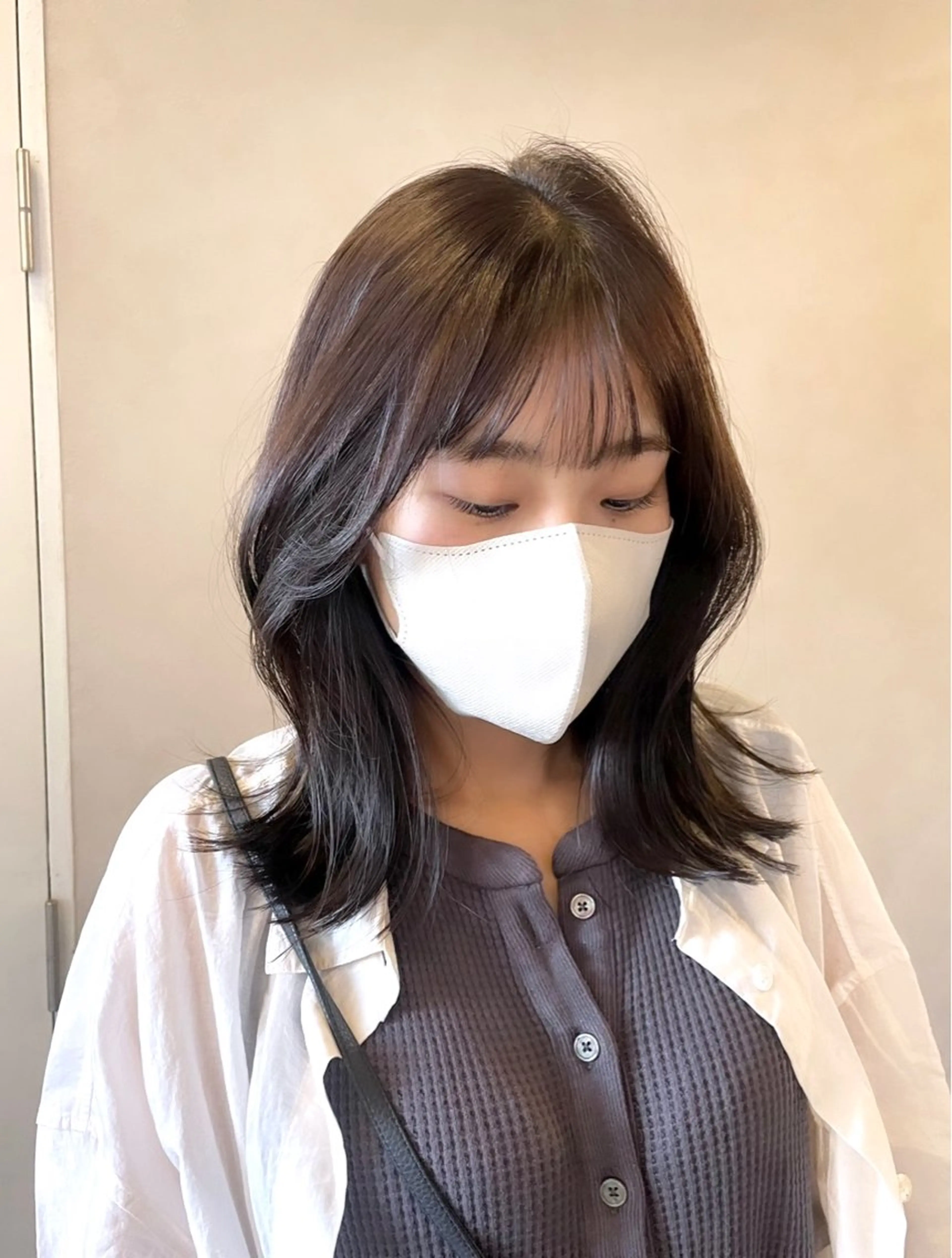 ミディアム カラー 柔らかhair🤍 Rinaのヘアスタイル