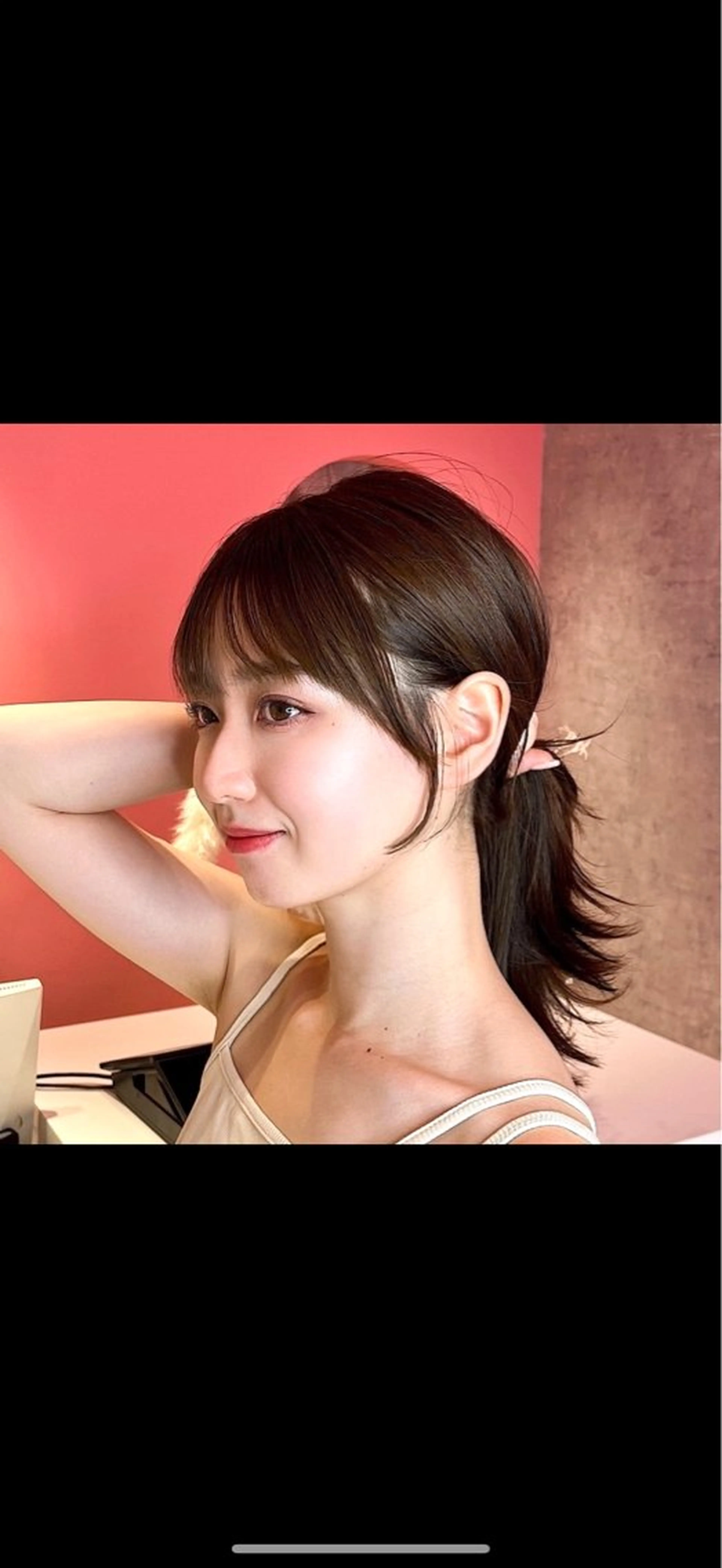 ロング カラー 山崎/ボブ縮毛矯正 レイヤー髪質改善のヘアスタイル