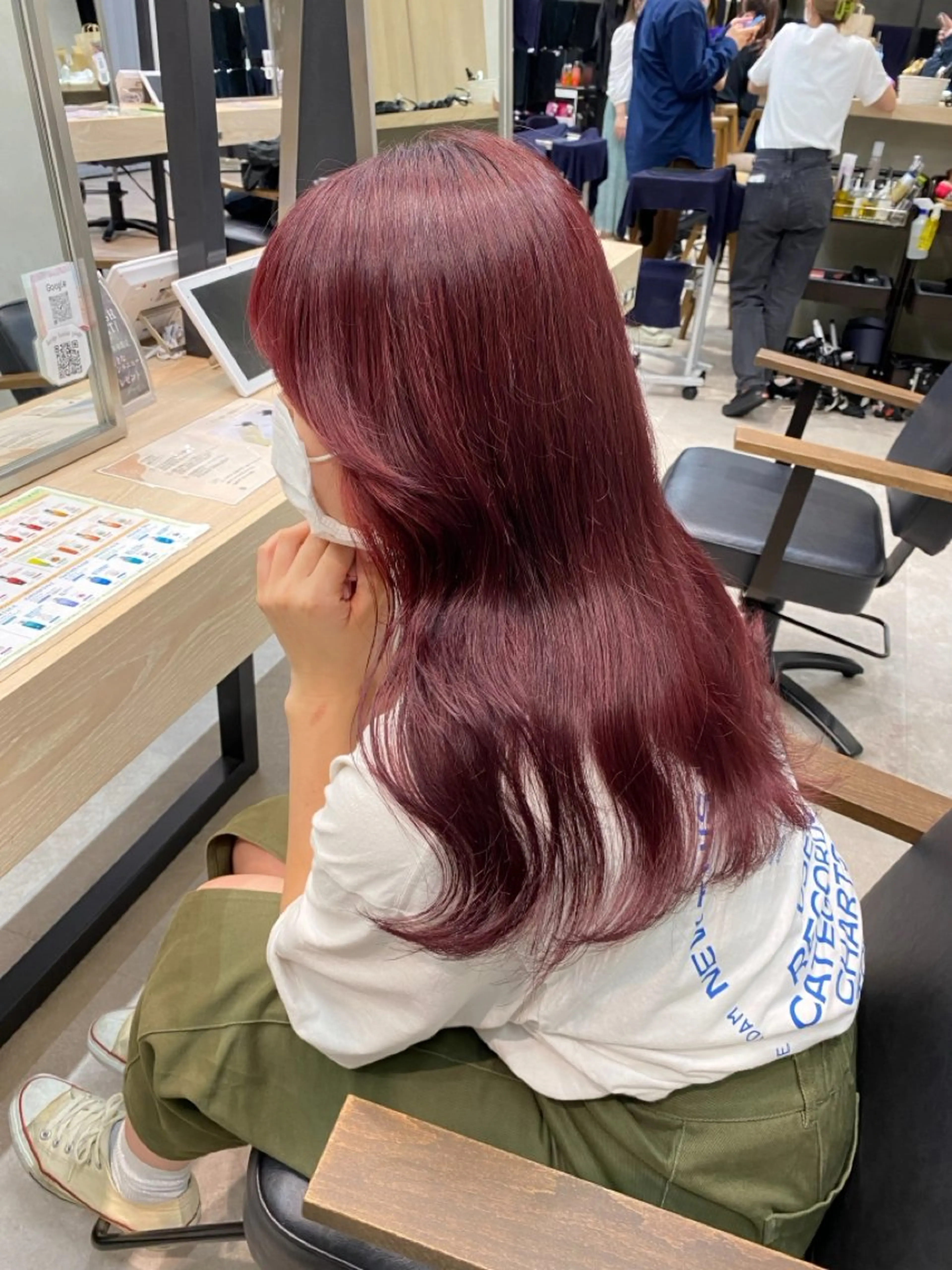 カラー ヘアカラー トリートメント Wカラー┆ブラウン ┆うる艶┆ゆうはのヘアスタイル