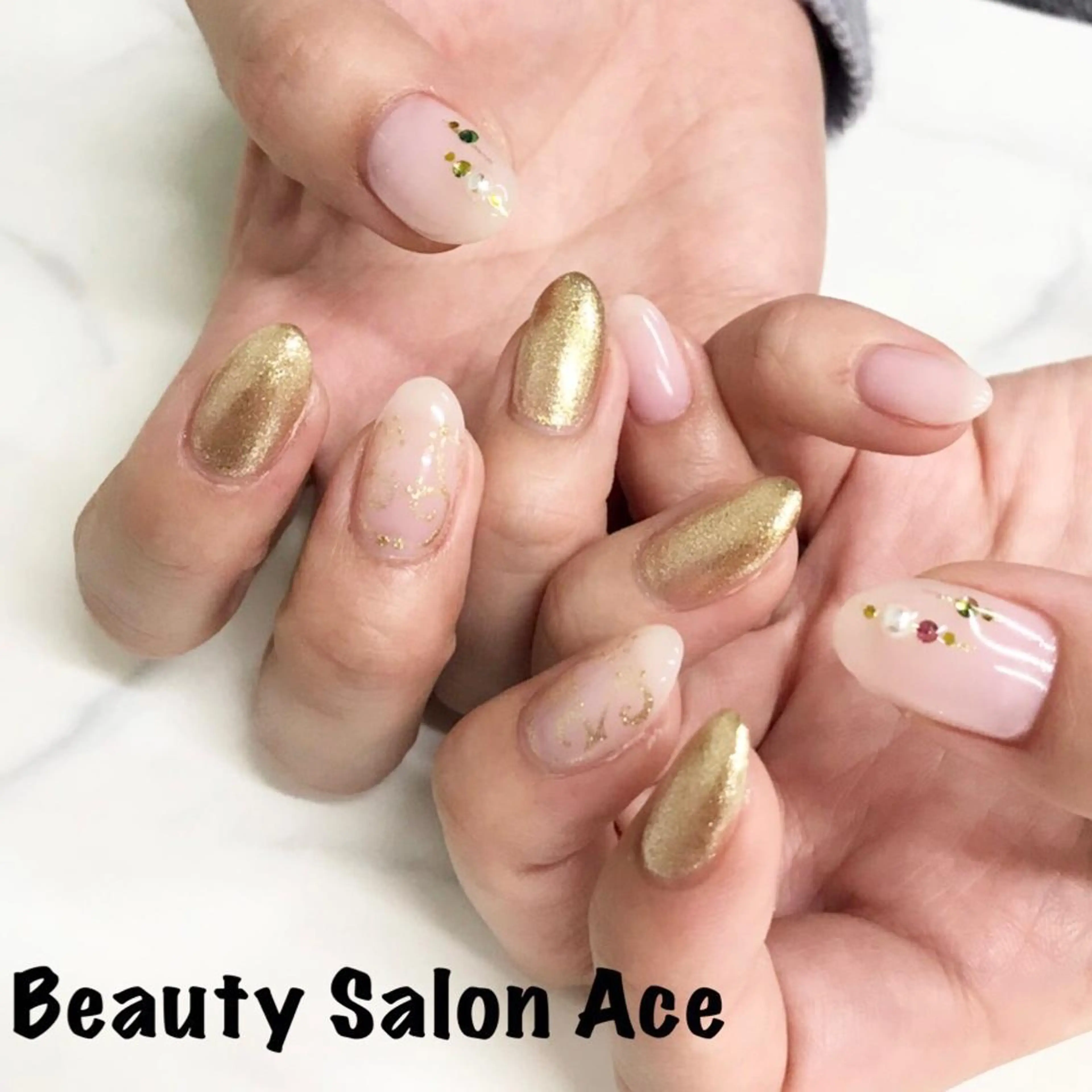 ネイル ハンドネイル ハンドケア 池袋フィルイン Ace♡Nailのネイルデザイン