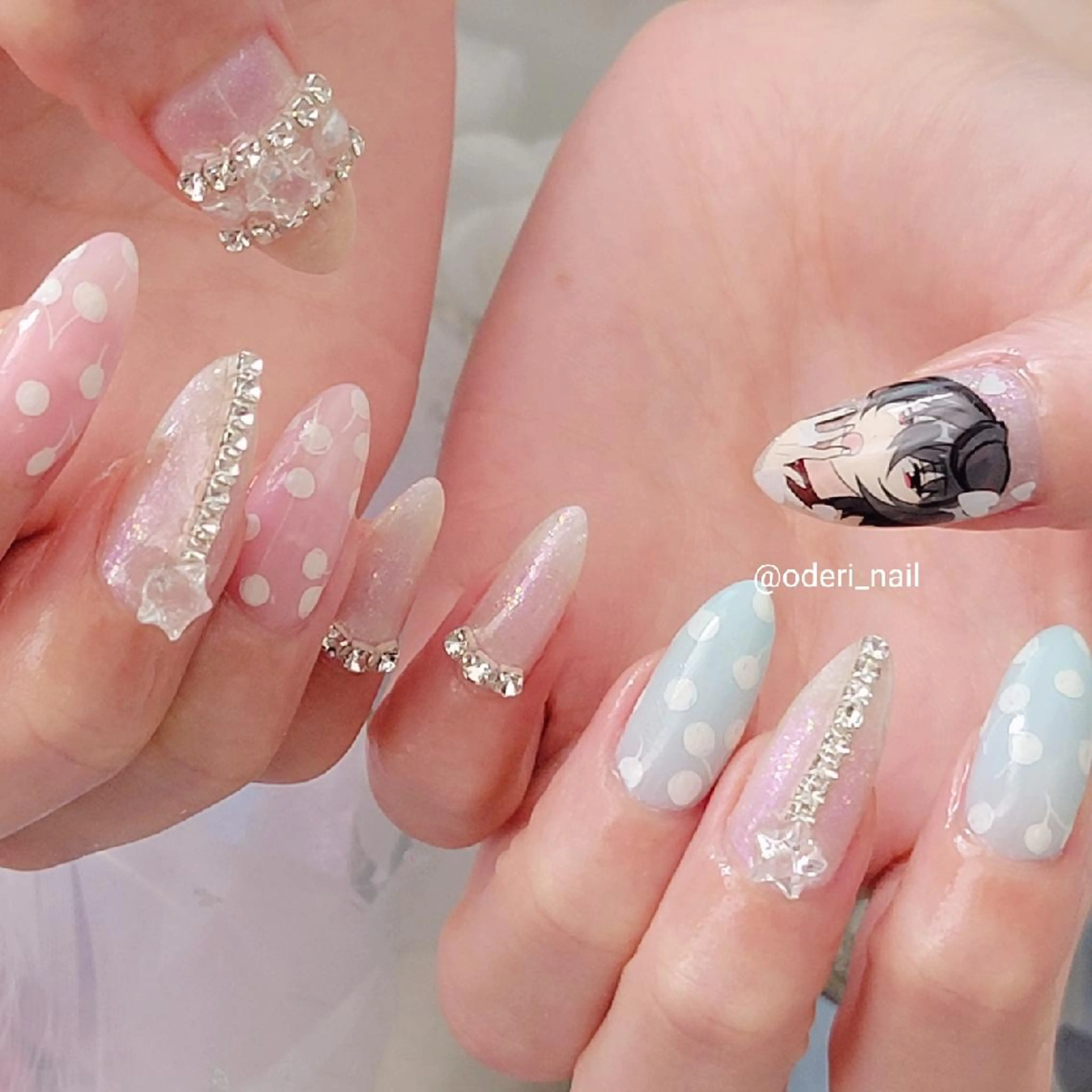 ネイル アートネイル ジェルネイル おで@ oderi_nailのネイルデザイン