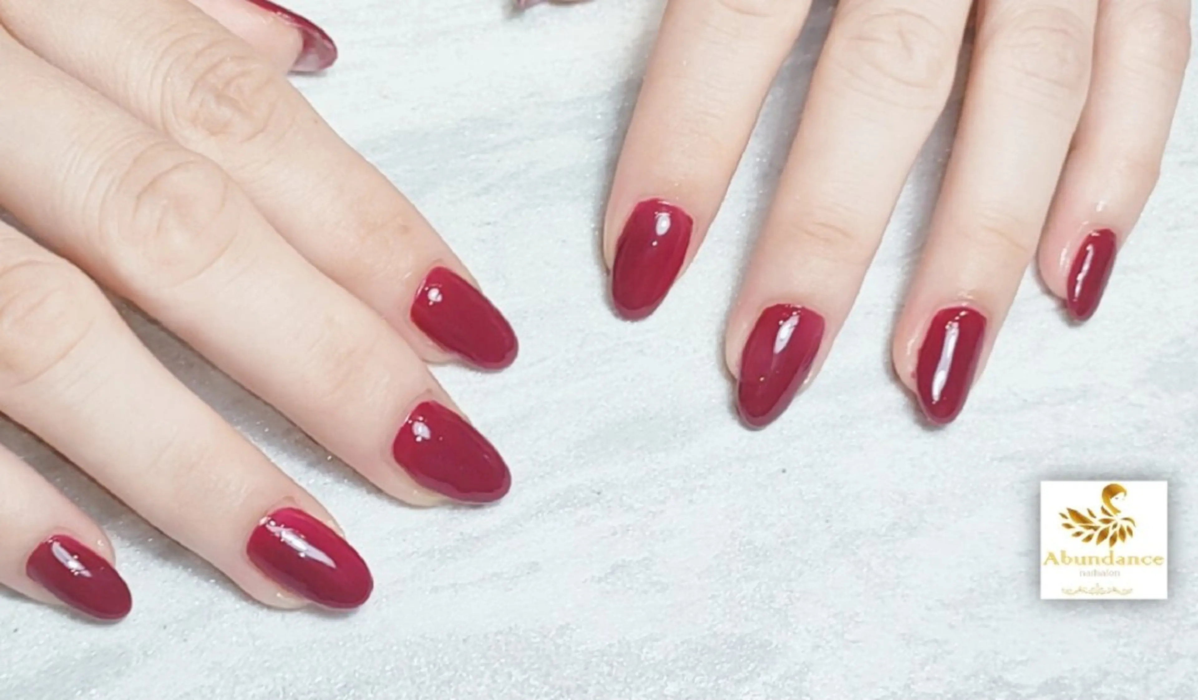 ネイル ボルドー ハンドネイル 完全予約制個室サロン Abundancesのネイルデザイン