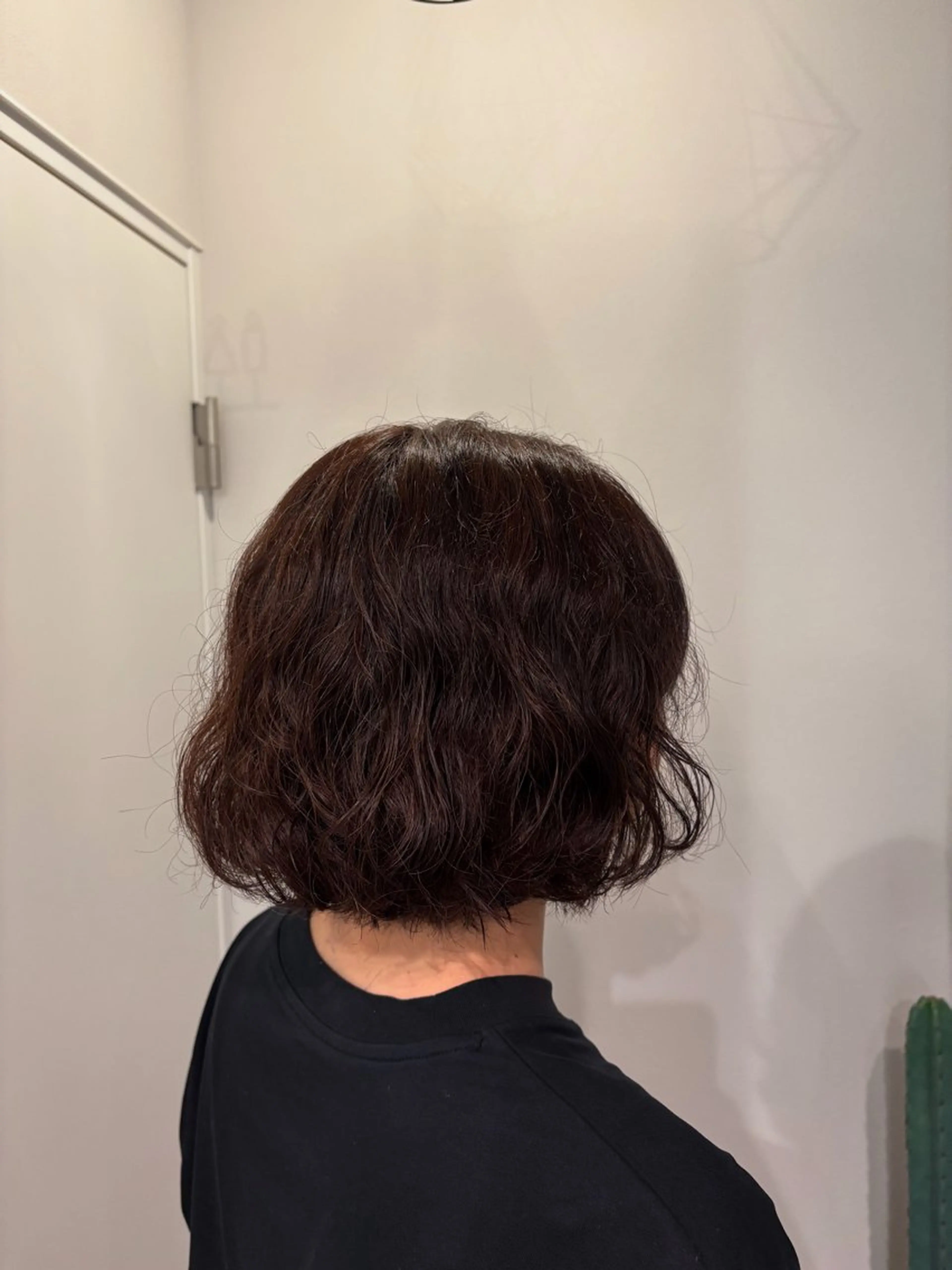 パーマ ボブ 宮島 華湖のヘアスタイル