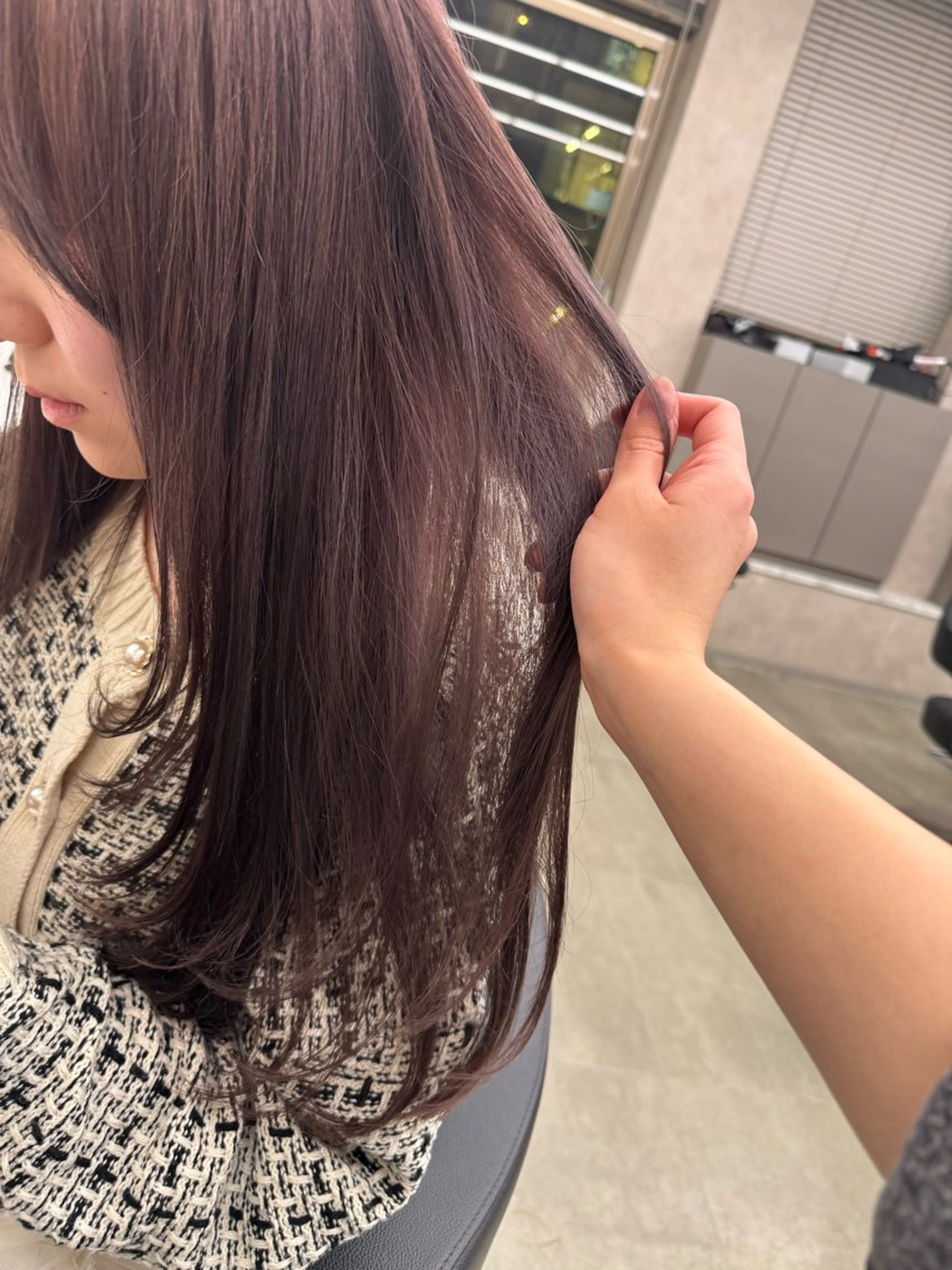 ロング カラー パーマ ヘアアレンジ メンズ キッズ 韓国系🇰🇷🩶 艶暗髪/MEIのヘアスタイル