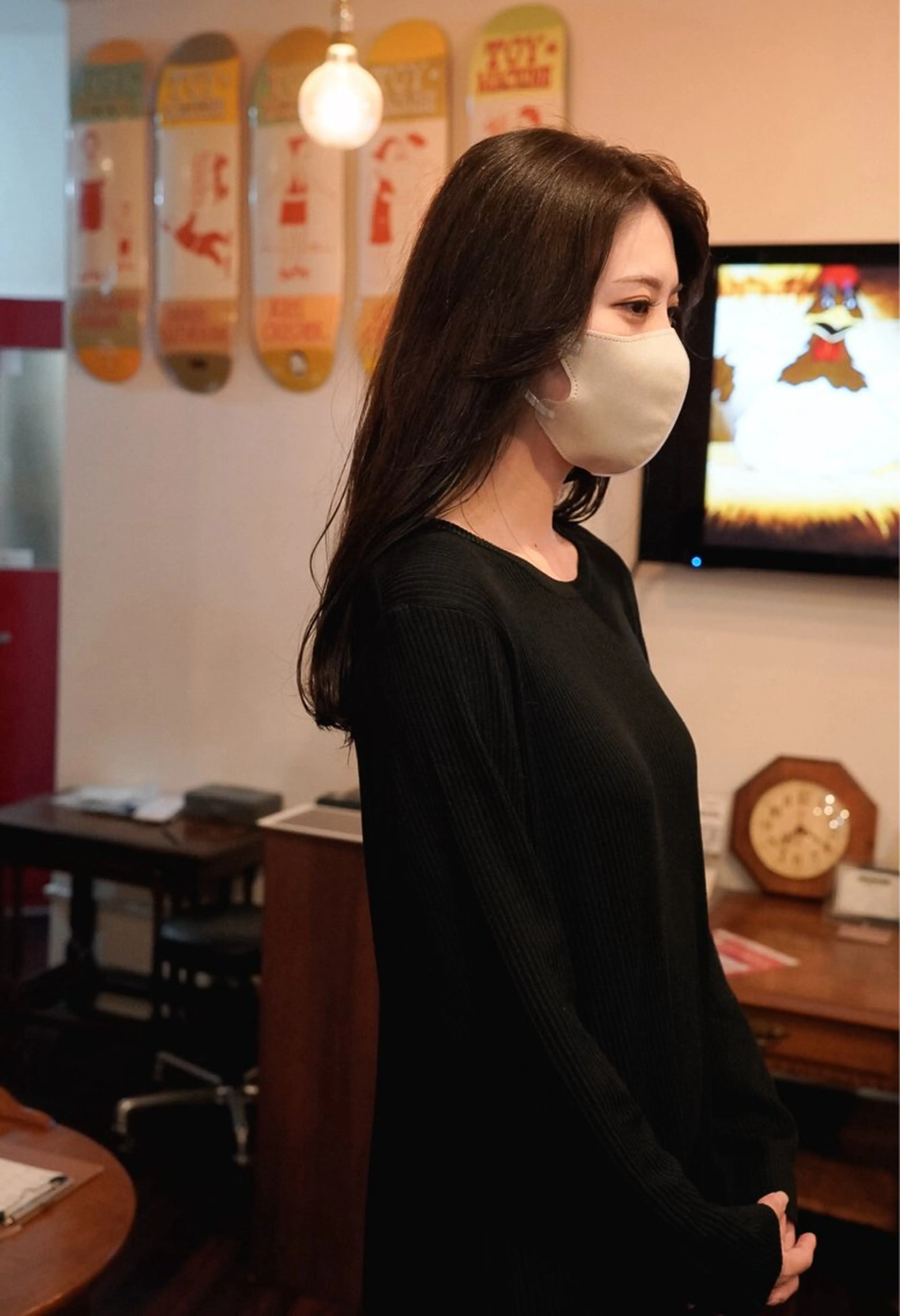 ロング カラー 千葉 慎也のヘアスタイル