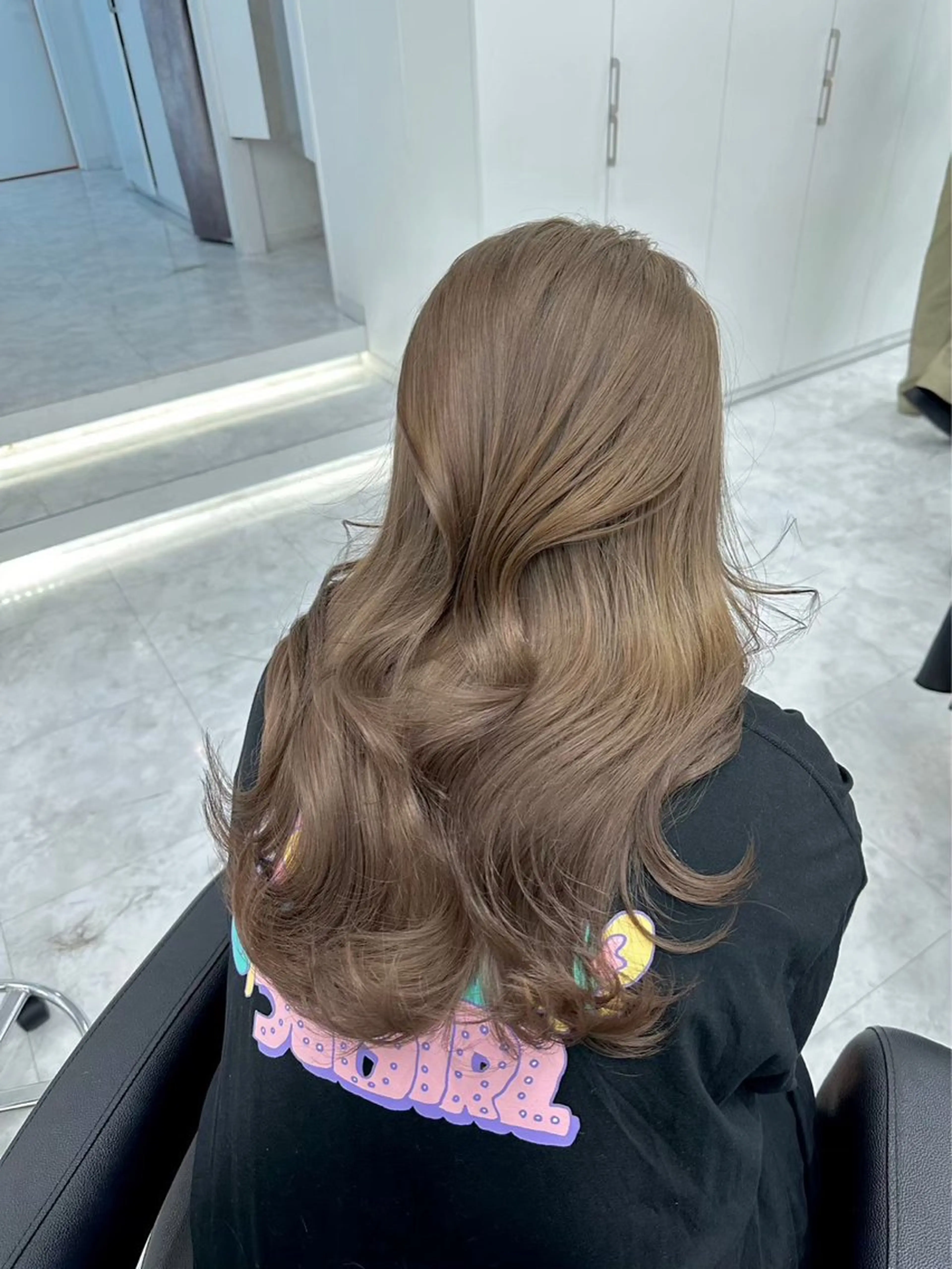 カラー 🤍ブリーチなし ブラウンhimi🤍のヘアスタイル