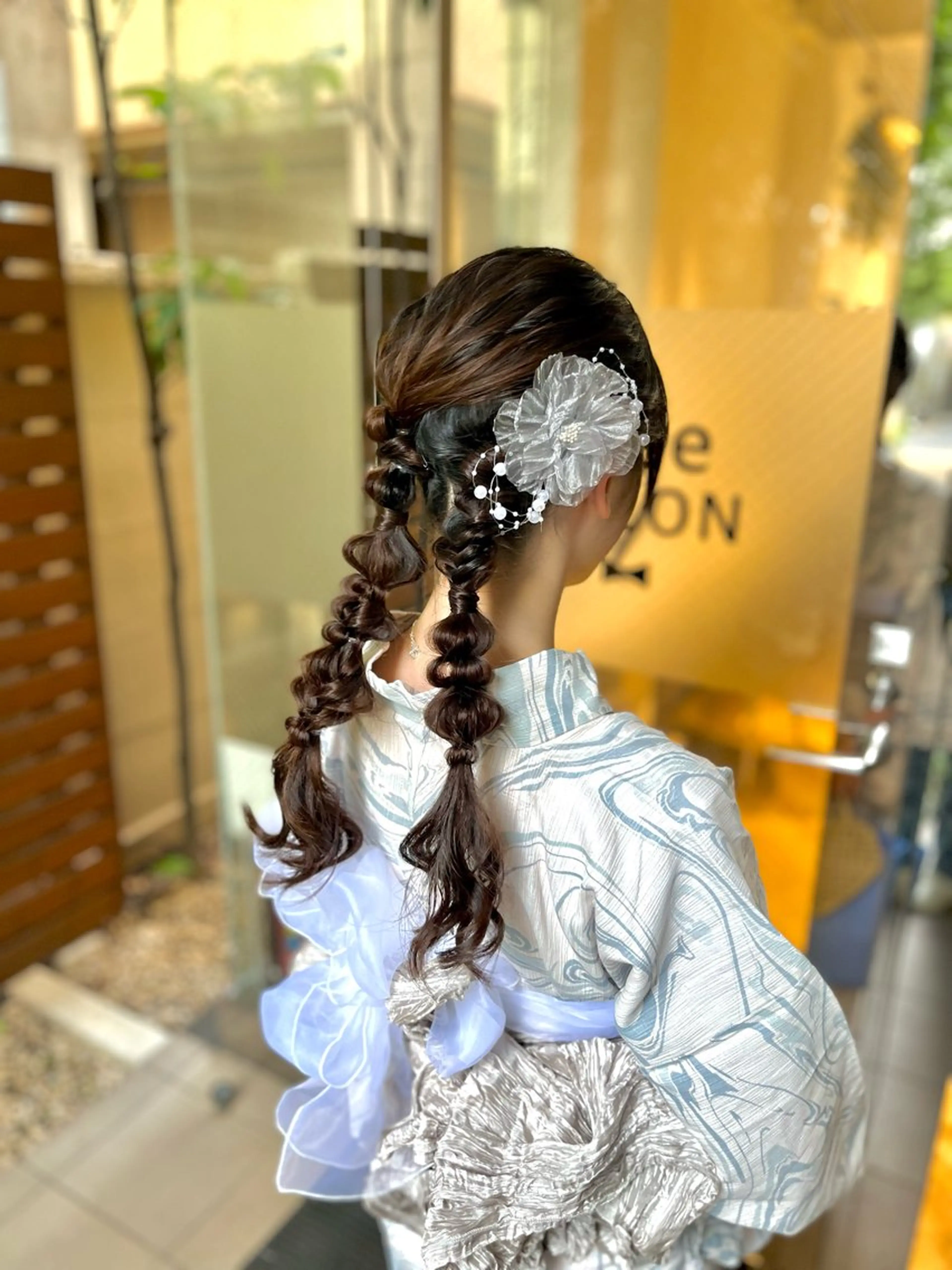 ヘアアレンジ 浴衣 似合わせヘアメイク 💐オダギリチアキのヘアスタイル