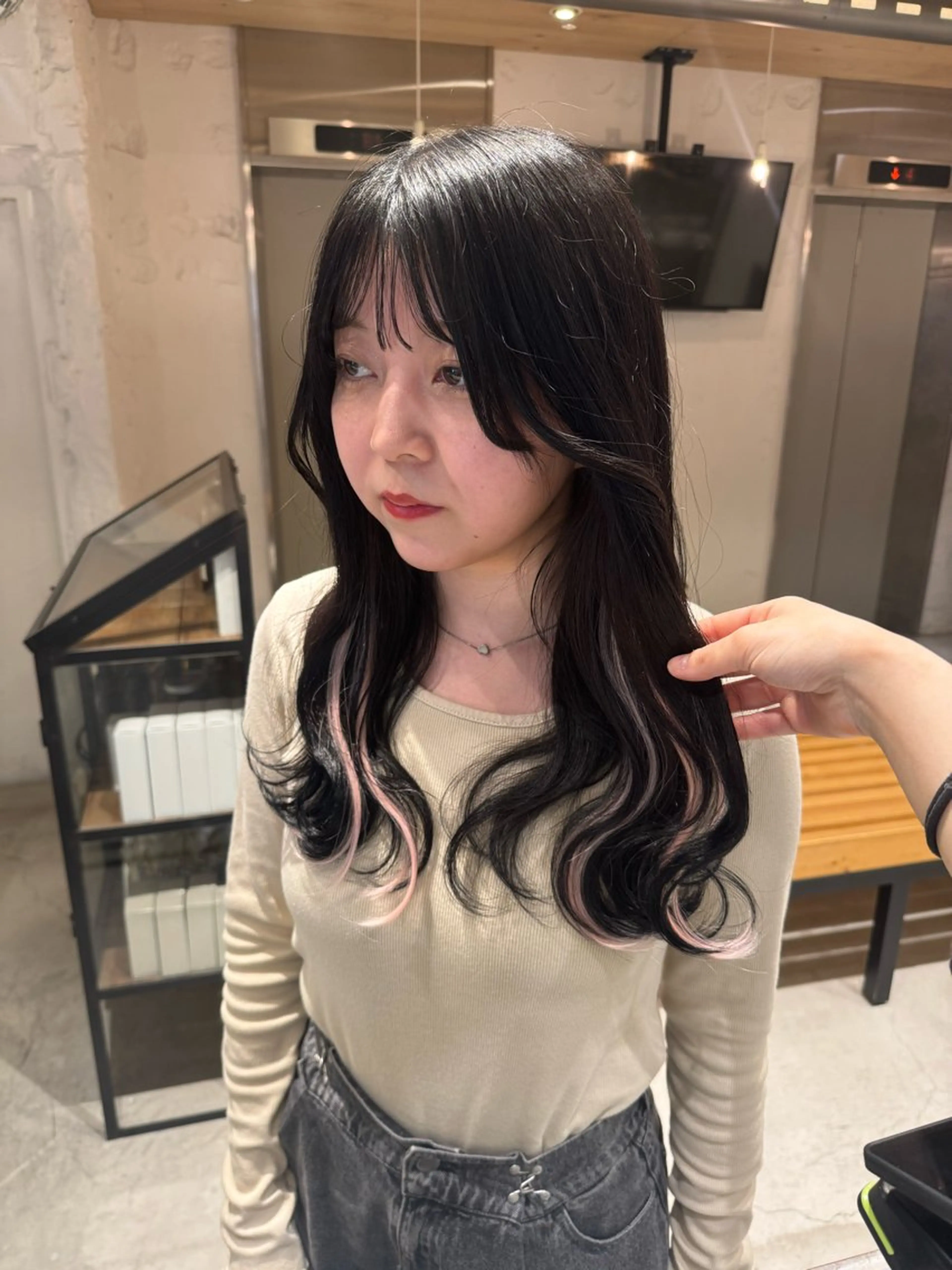 セミロング 🌶F-CODE RINA🌶のヘアスタイル