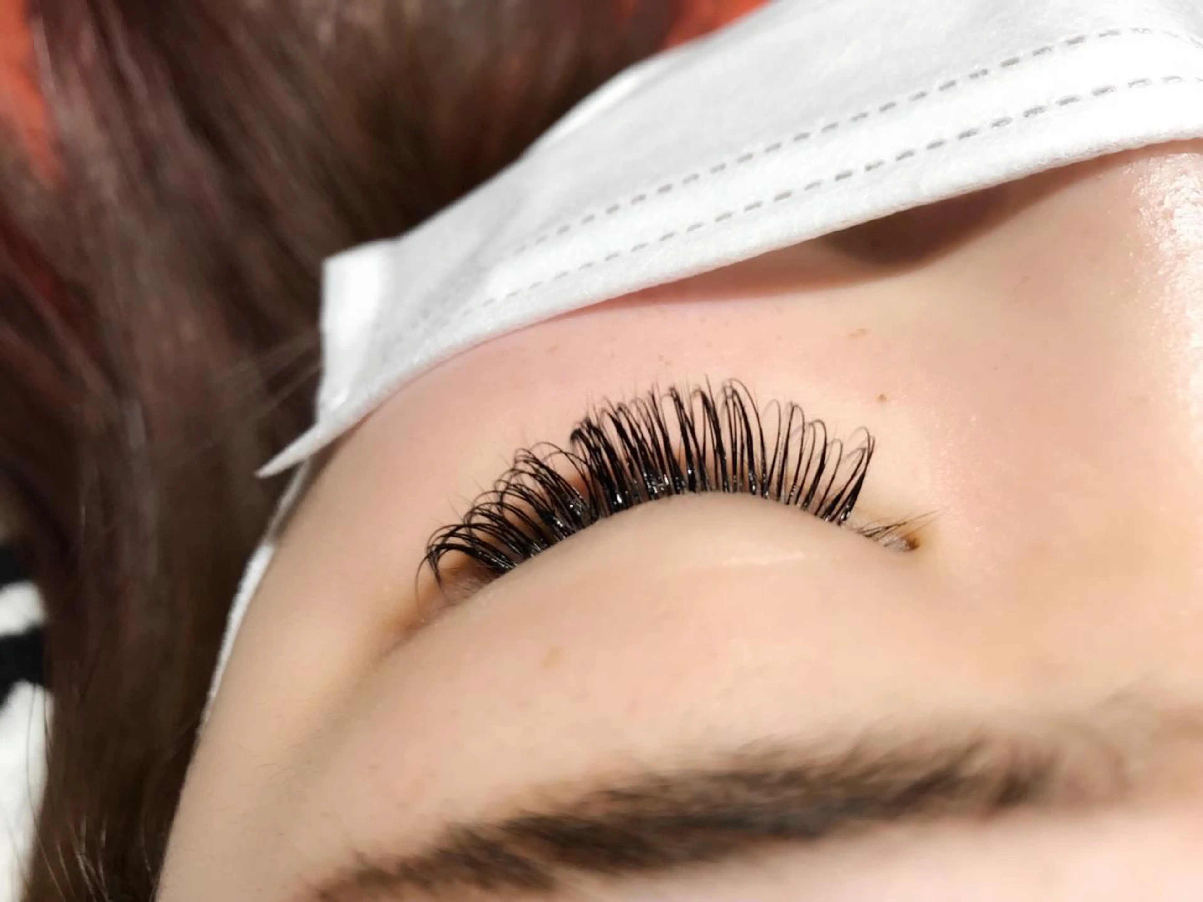 マツエク・マツパ Cカール UMEDA FIGAROのヘアスタイル