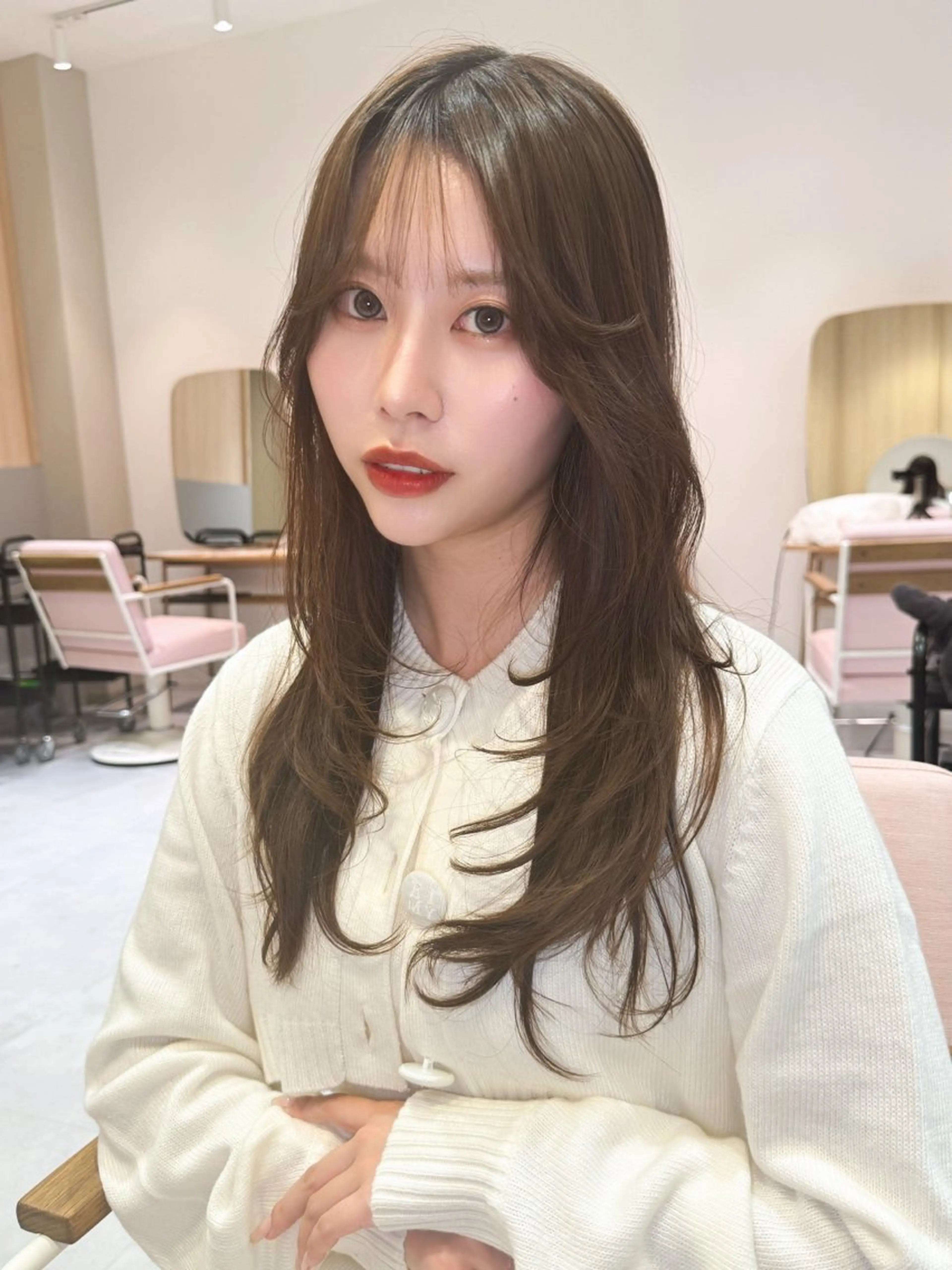 ロング カラー カット ヘアカラー トリートメント ヘアセット ✂️似合わせの魔術師 石田一樹✂️のヘアスタイル