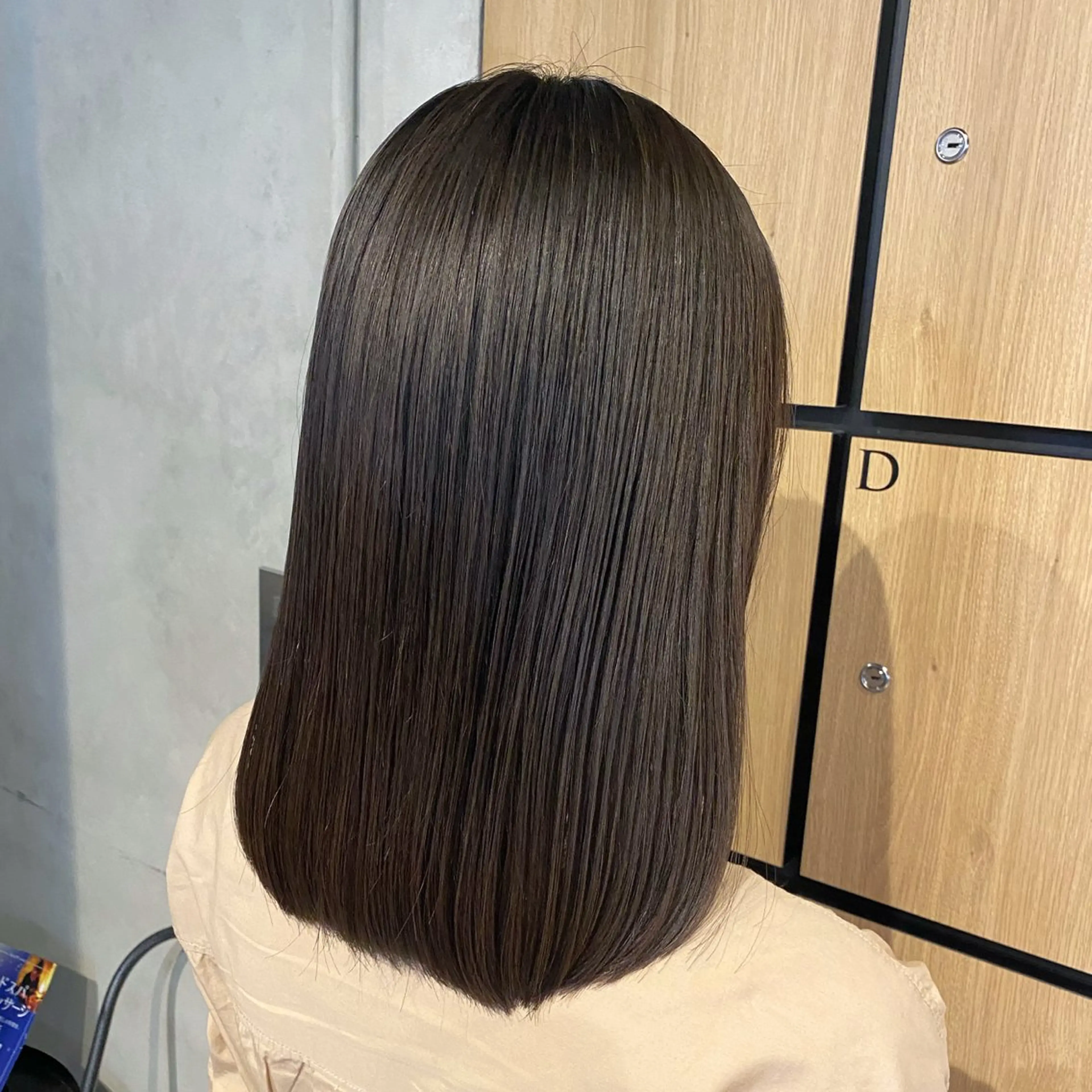 ミディアム ケアカラー トリートメント ヘアカラー トリートメント 髪質改善サロン 梅田/ヨナミネのヘアスタイル